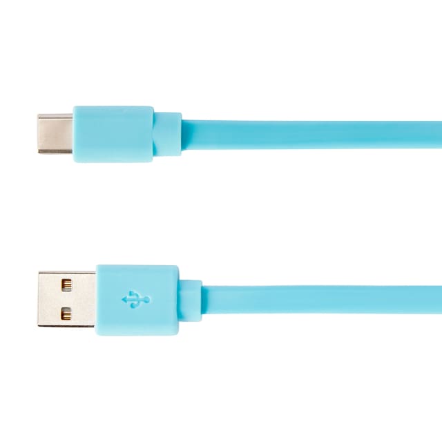 USBC Metal Cable 2m Teal Kmart NZ