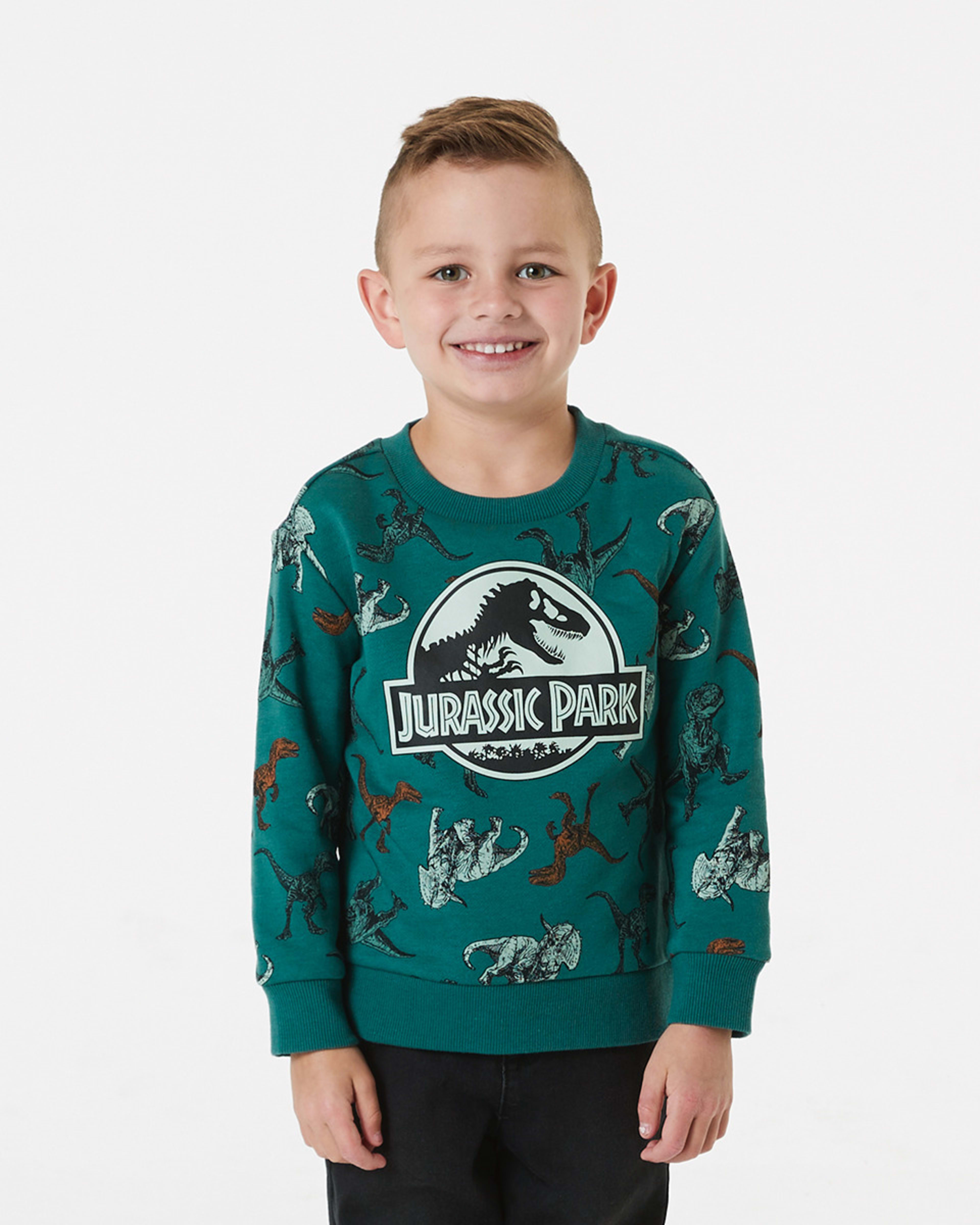 Jurassic World License Crew Neck Sweatshirt Kmart
