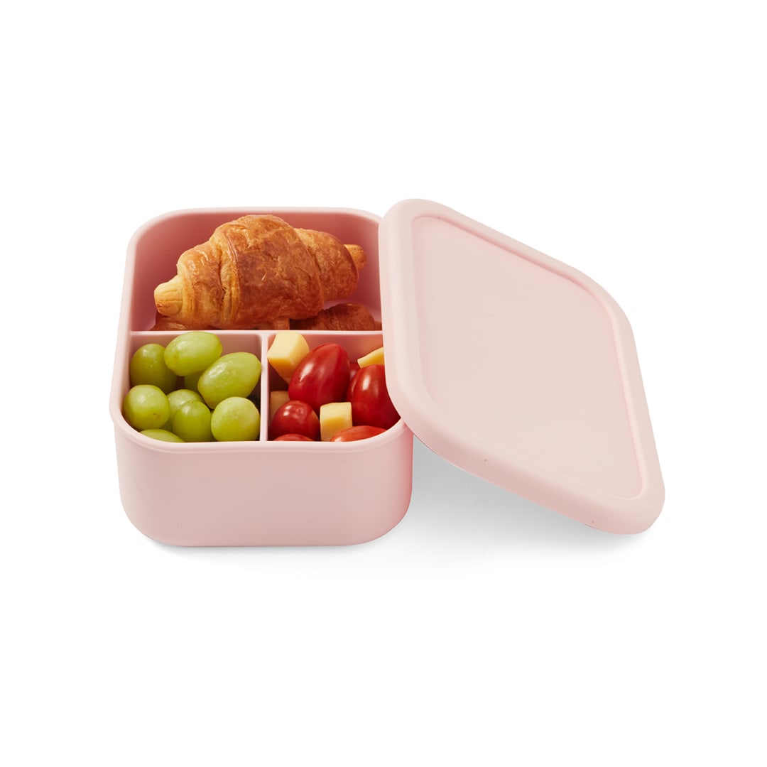 Pink Silicone Bento Lunch Box Kmart