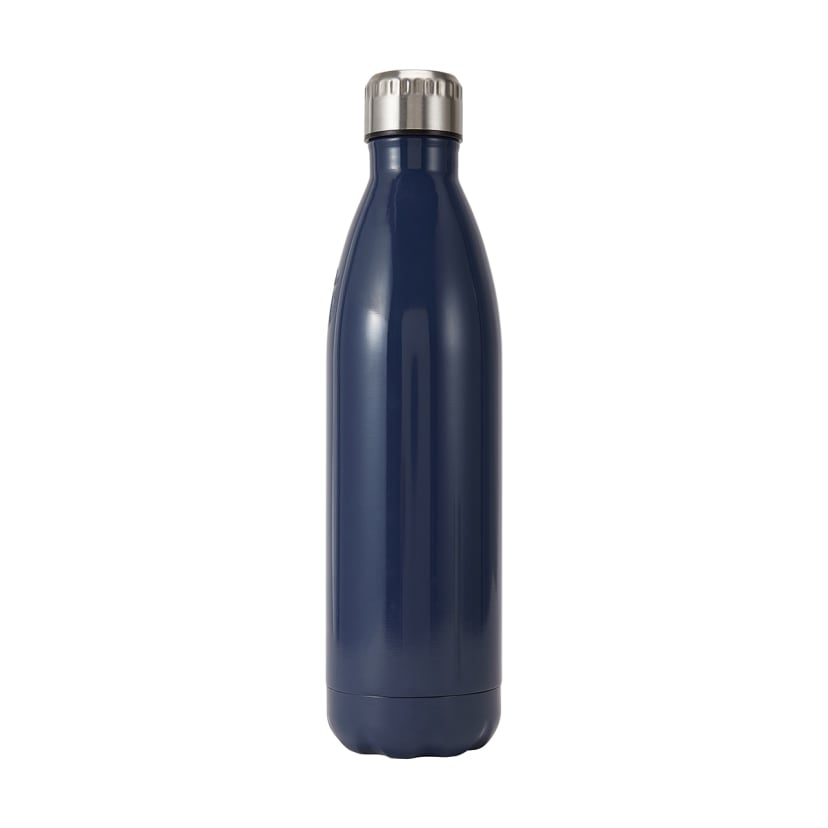 750ml Navy Blue Double Wall Insulated Bottle Kmart