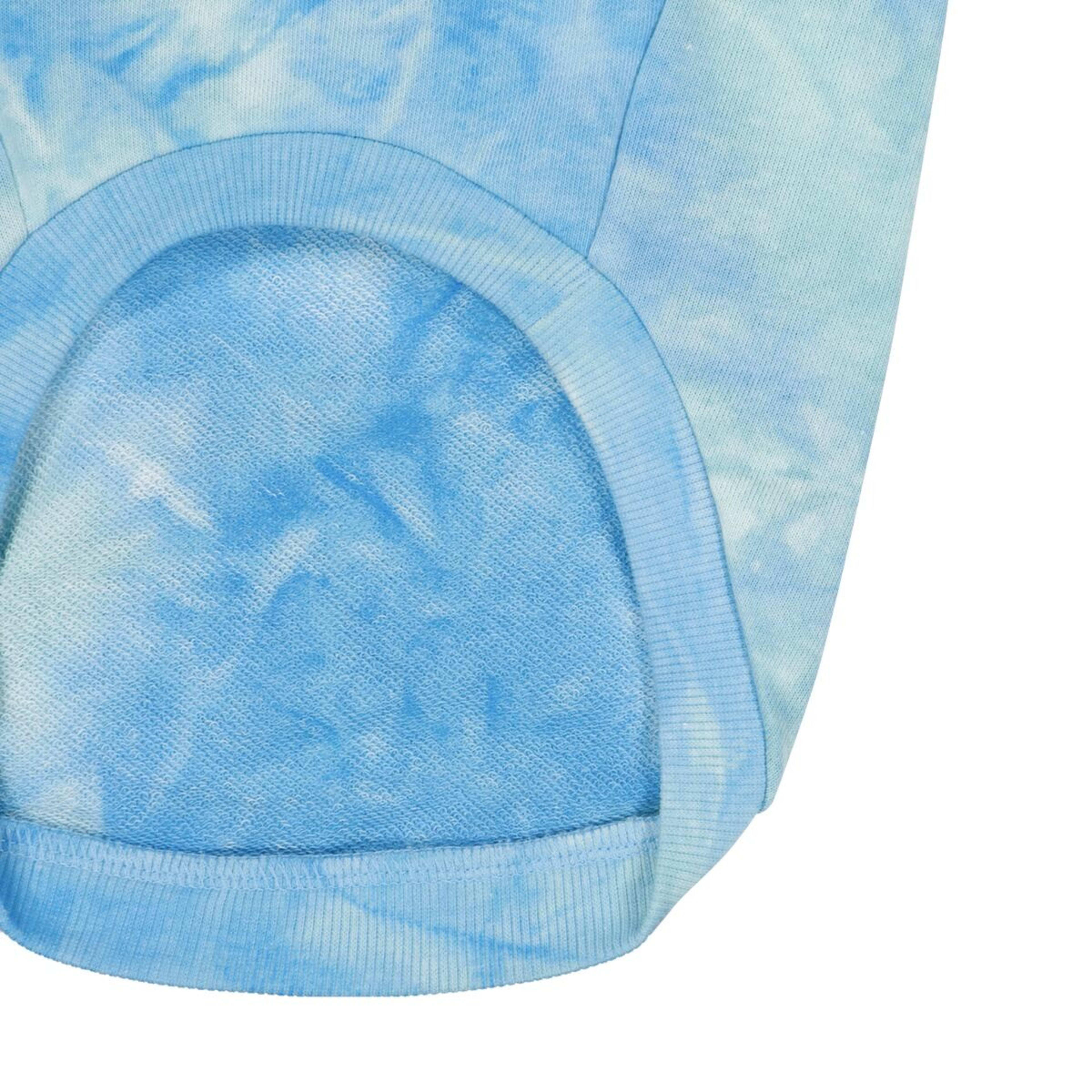 8 Pet Hoodie Tie-Dye - Medium, Blue, 8 of 10