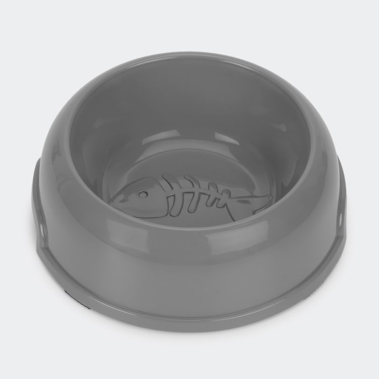 Cat Bowl Plastic Grey Kmart
