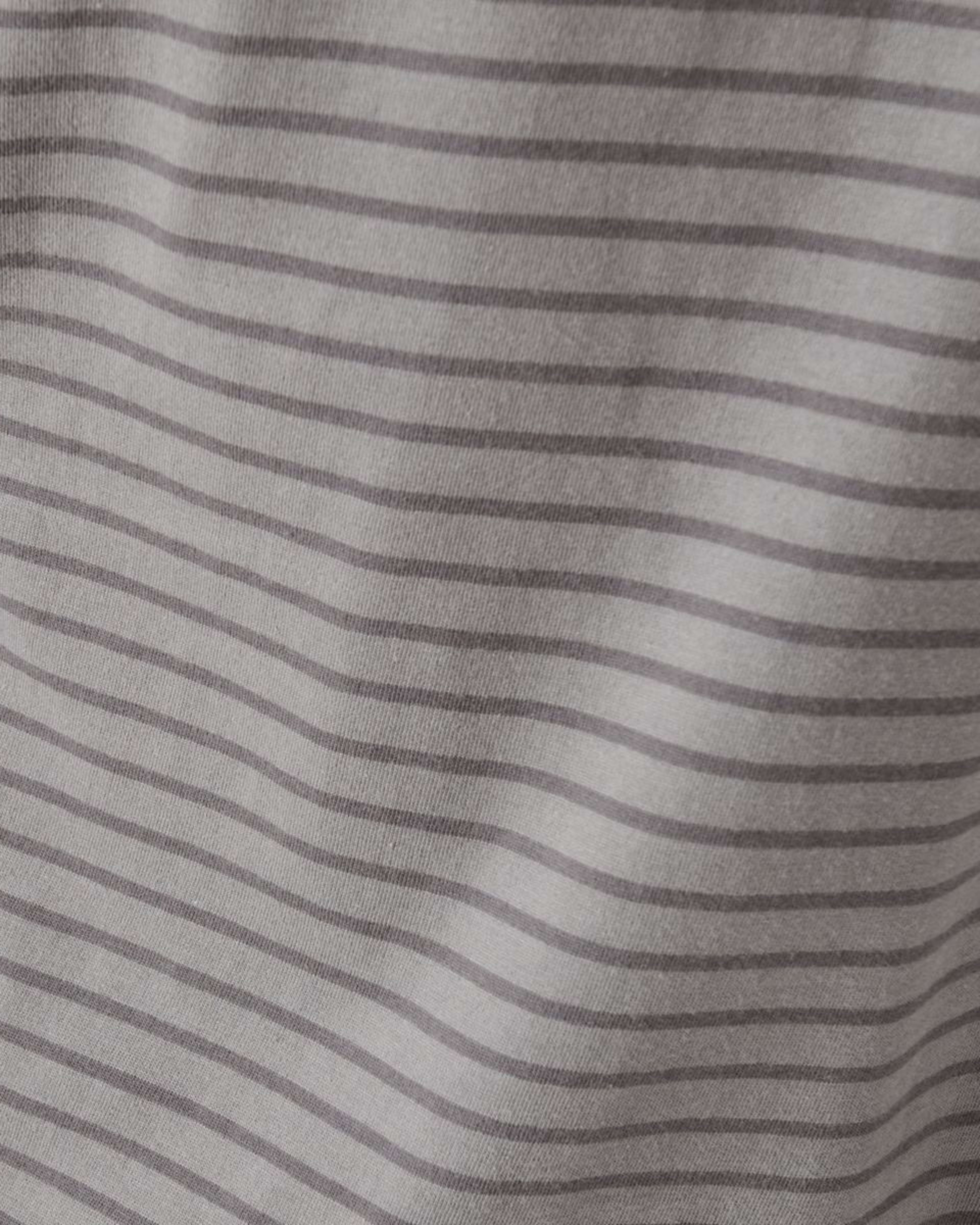 6 Australian Grown Cotton Stripe T-Shirt Gry Strp, 6 of 6