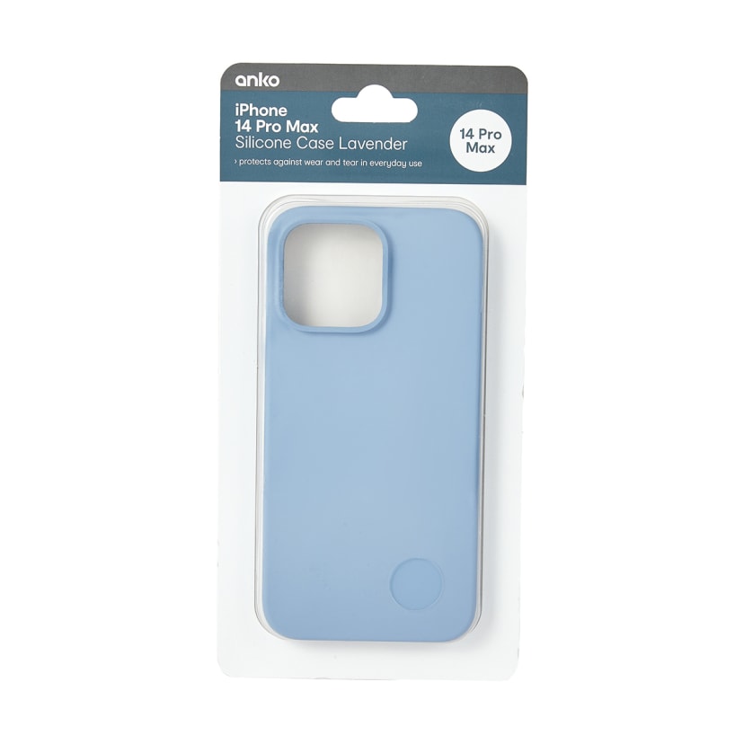 iPhone 14 Pro Max Silicone Case Lavender Kmart