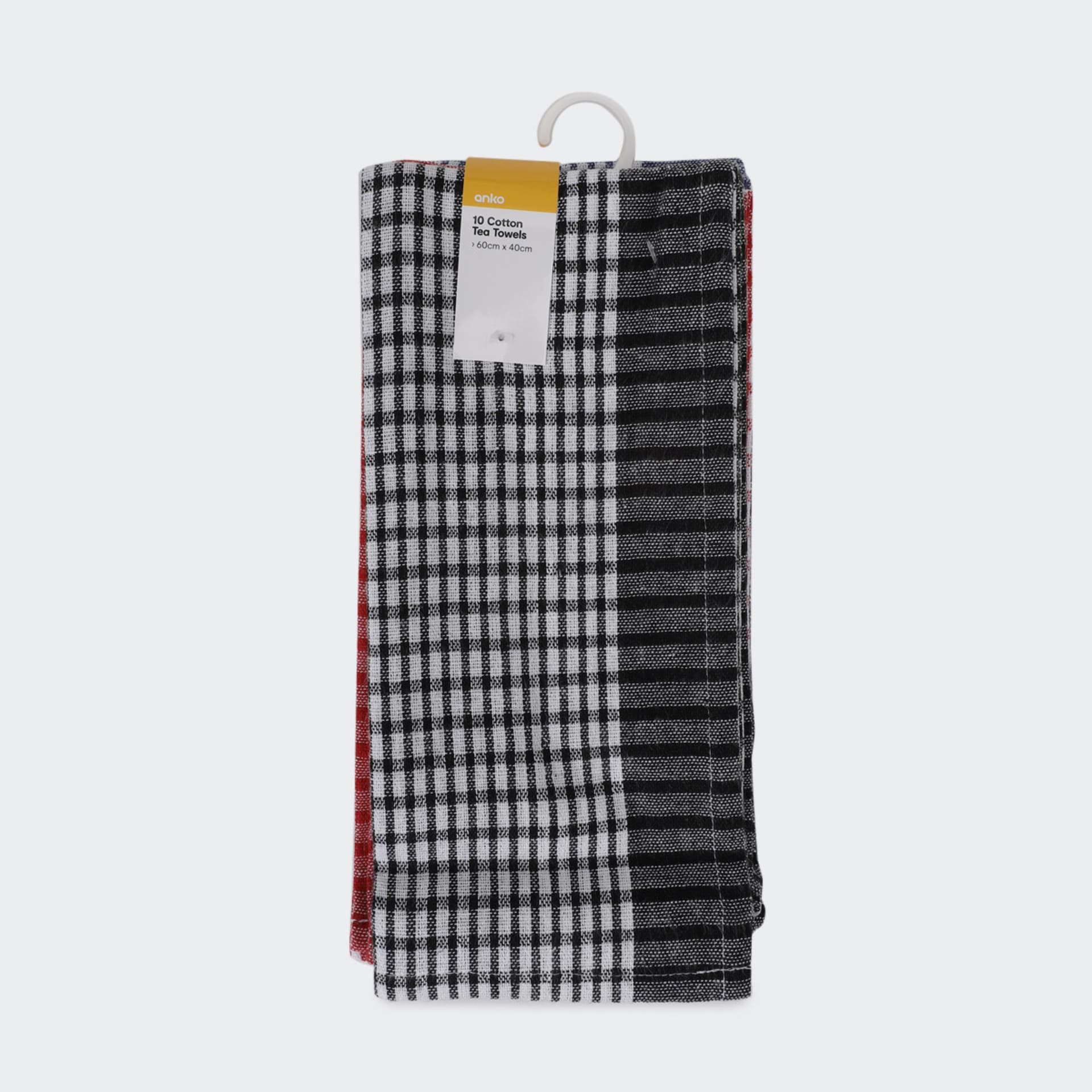 10 Pack Cotton Tea Towels Kmart