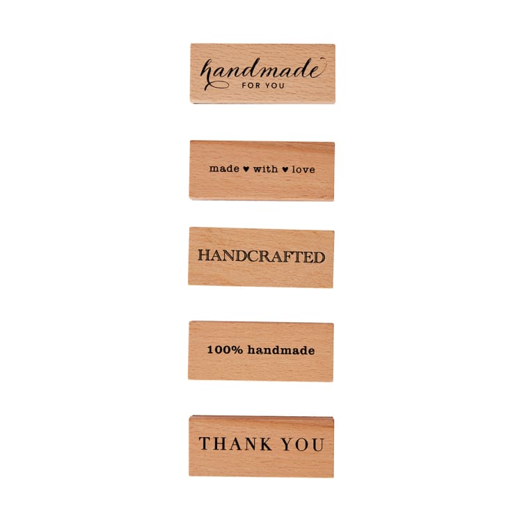 5 Pack Wooden Stamp Set Kmart