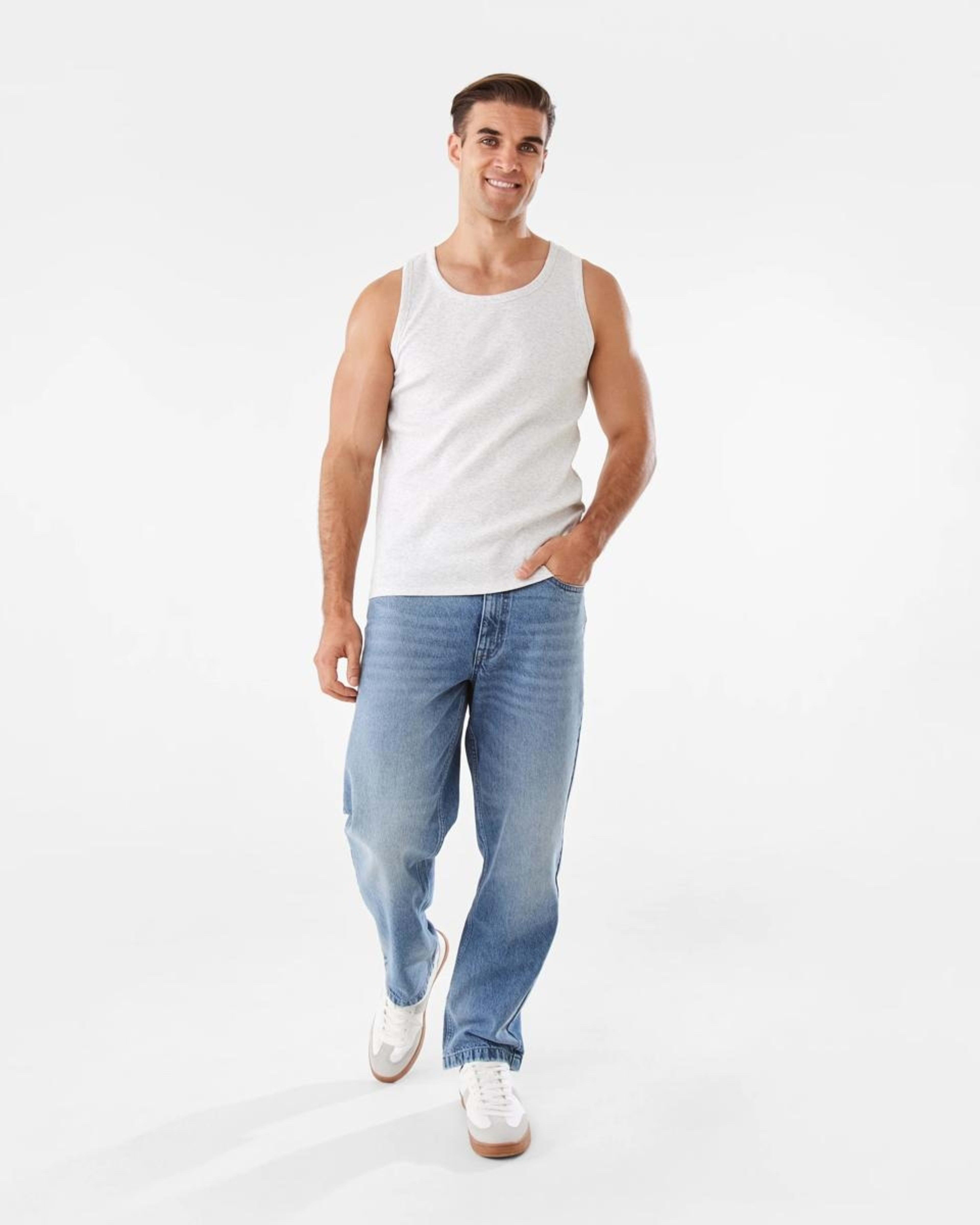2 Rib Tank WHITE MARLE, 2 of 6