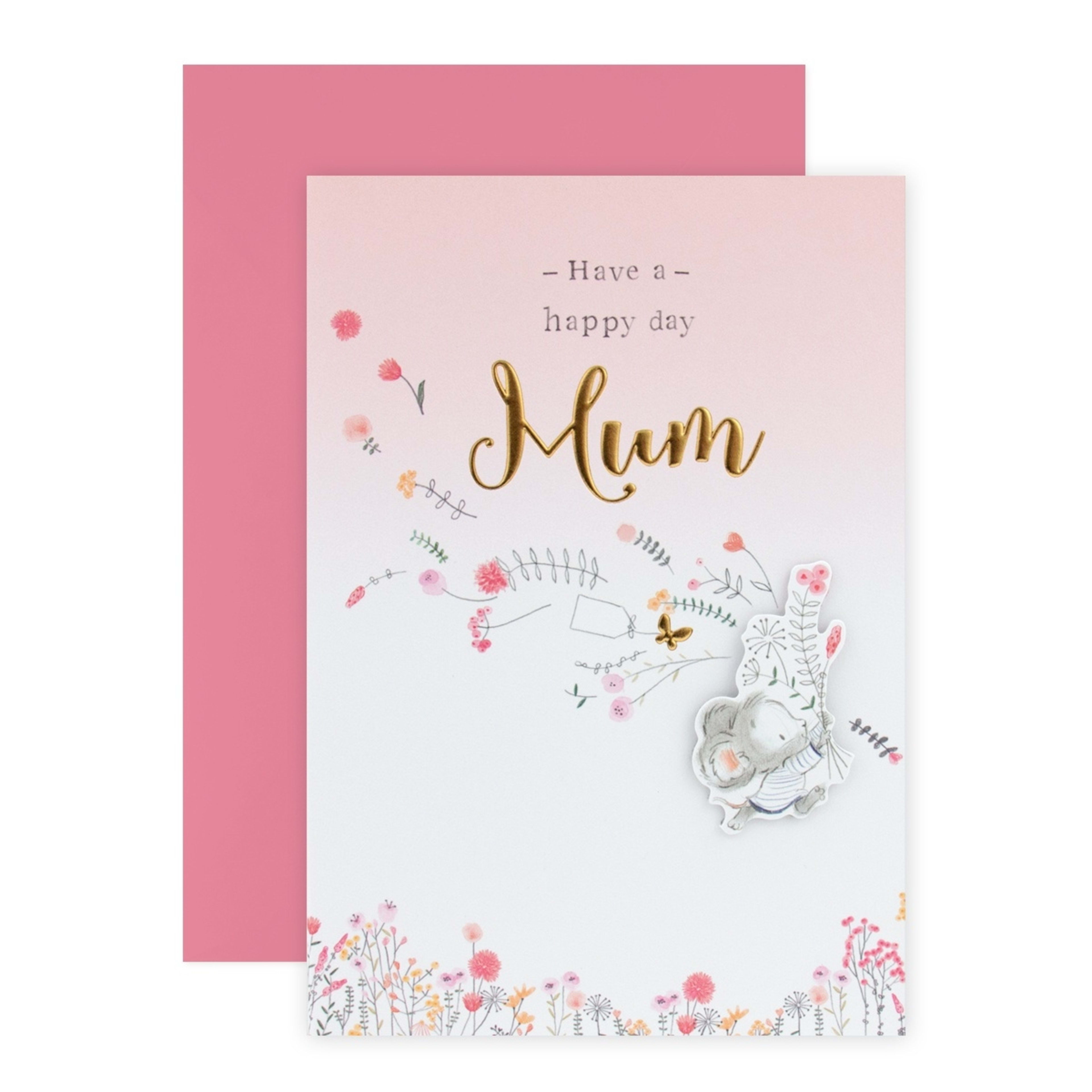 1 Connections from Hallmark Birthday Card for Mum - Little Field Mouse, 1 of 3