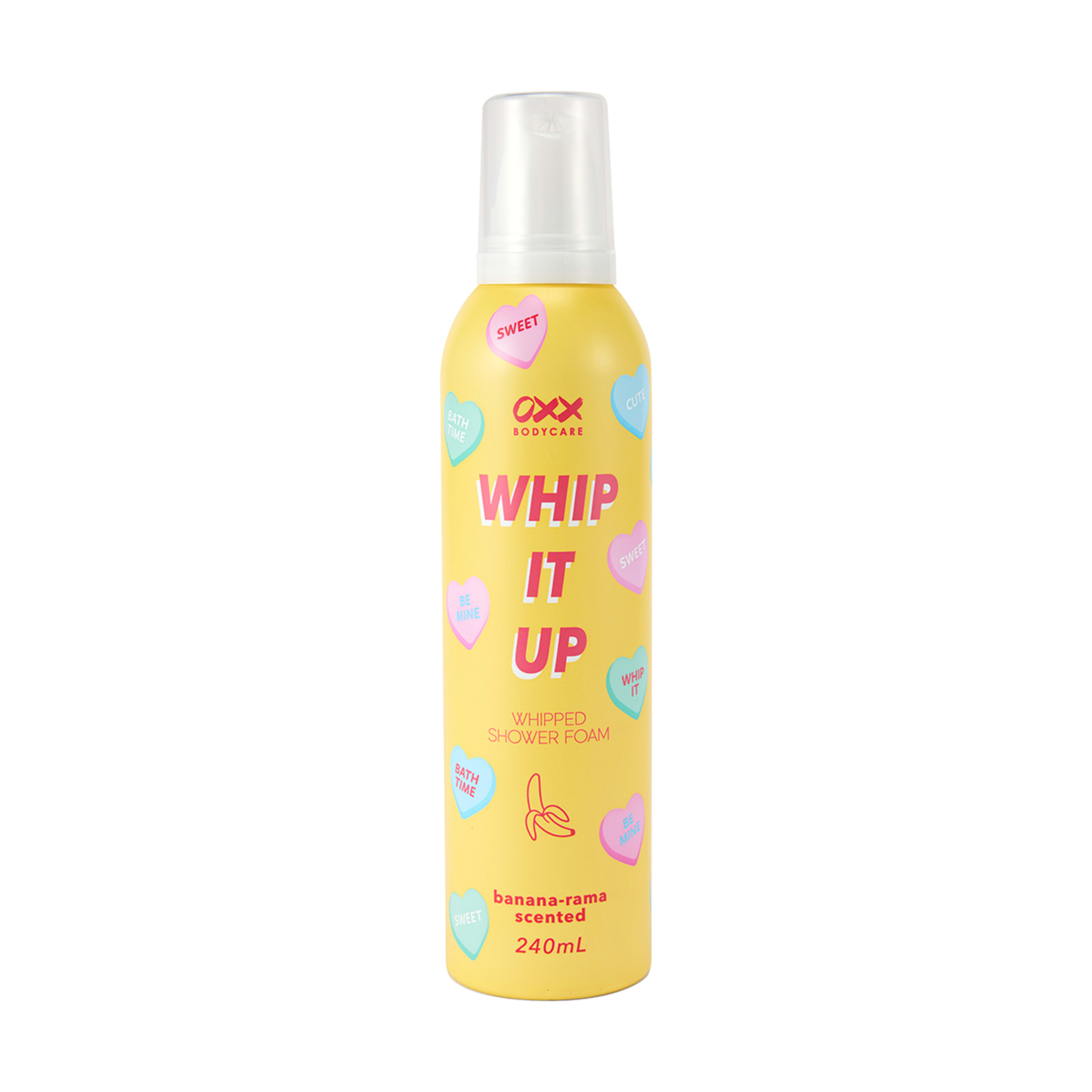 OXX Bodycare Whip It Up Whipped Shower Foam 240ml BananaRama Scented