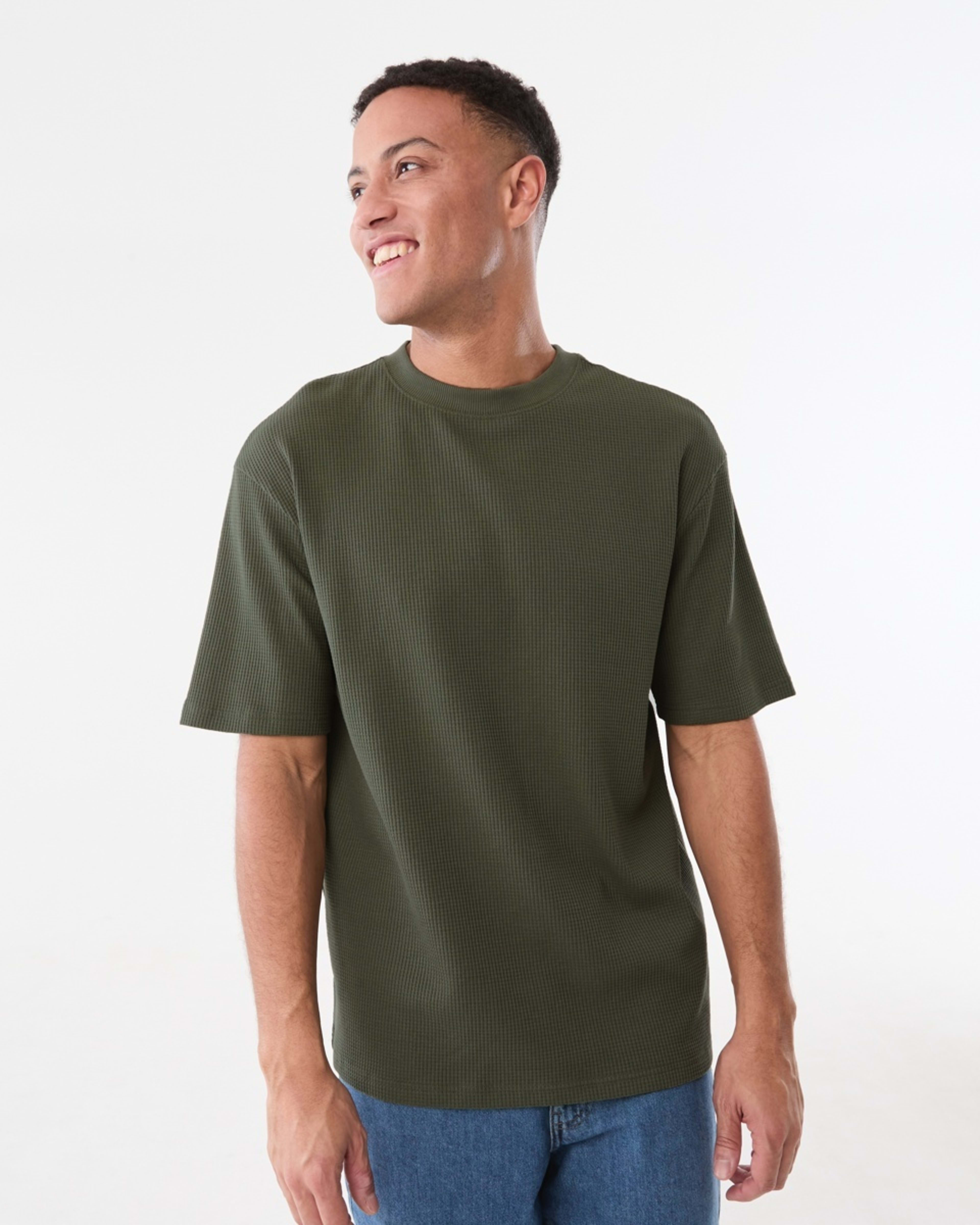 1 Oversized Waffle T-shirt BEETLE
