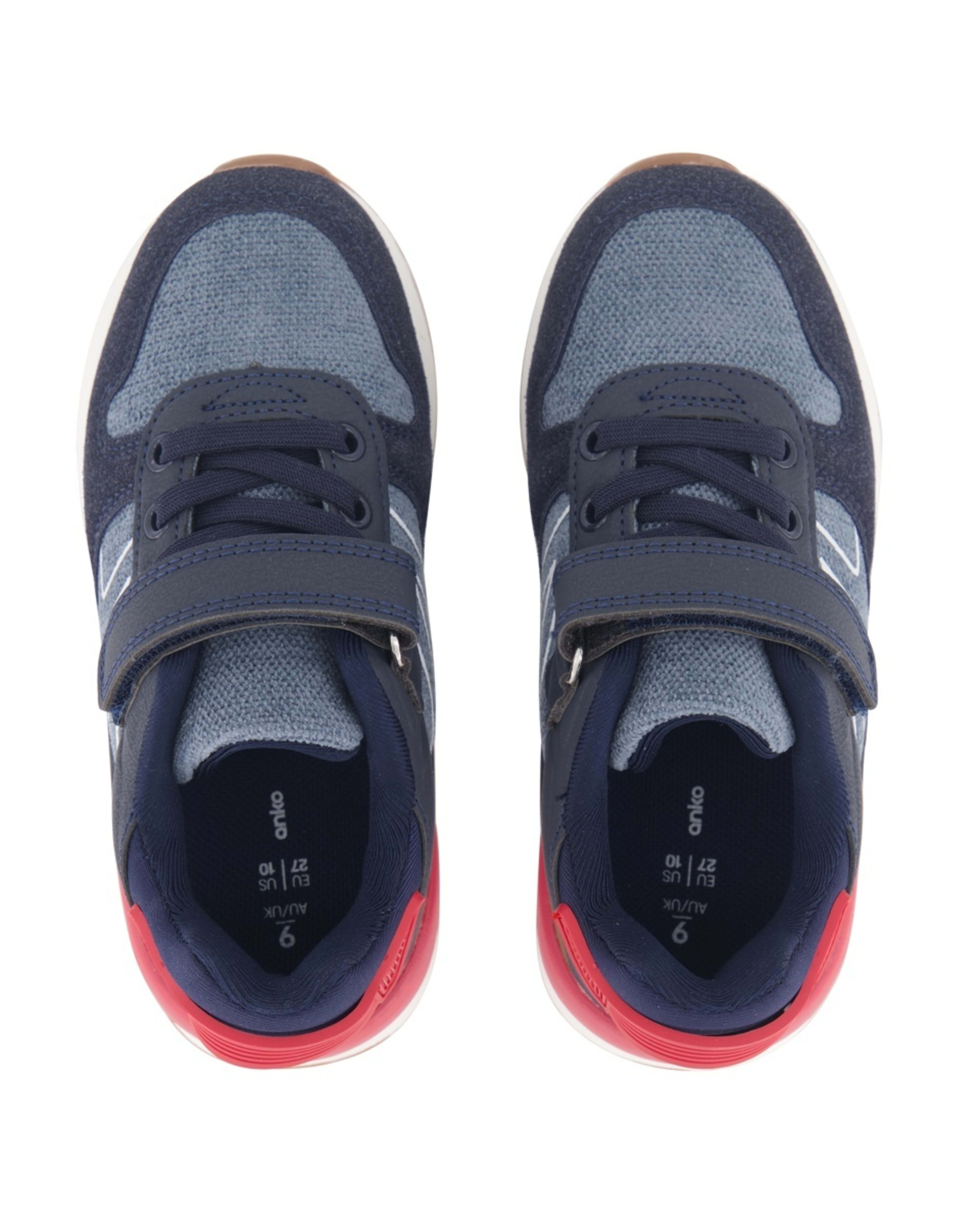 2 Junior Casual Sneakers NAVY Denim Blues, 2 of 5