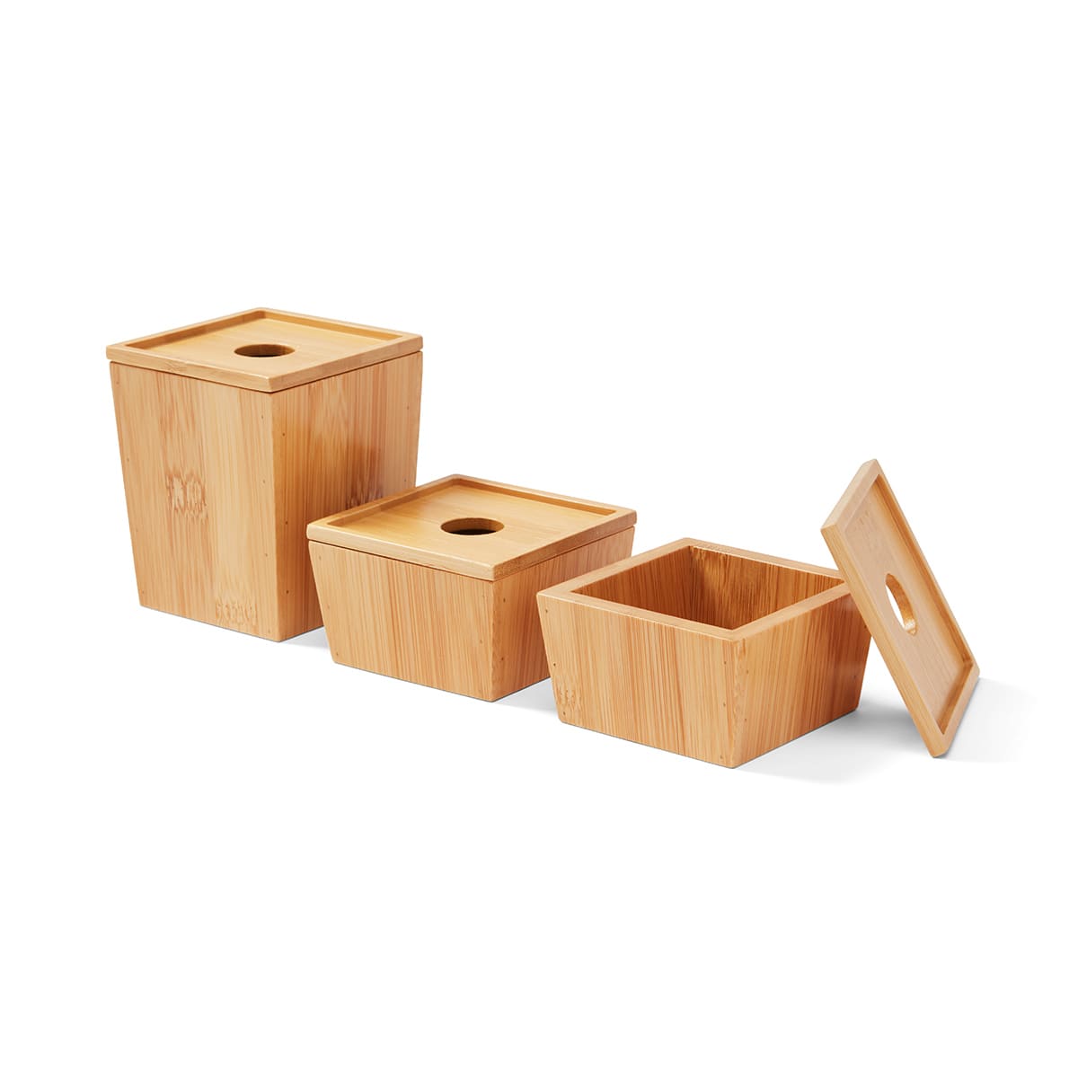Set of 3 Bamboo Organisers Kmart NZ
