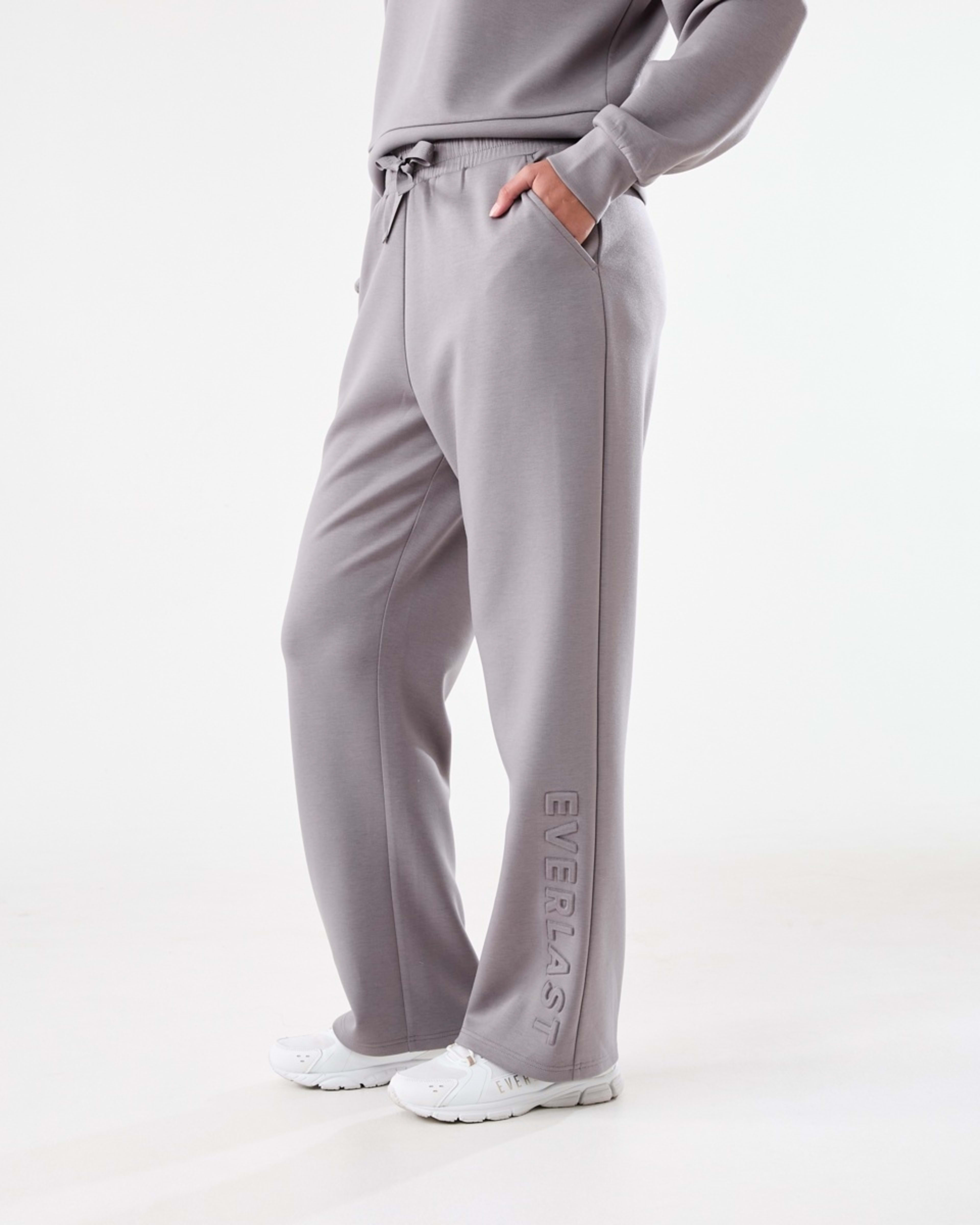 1 Everlast Womens Scuba Trackpants Deep Taupe