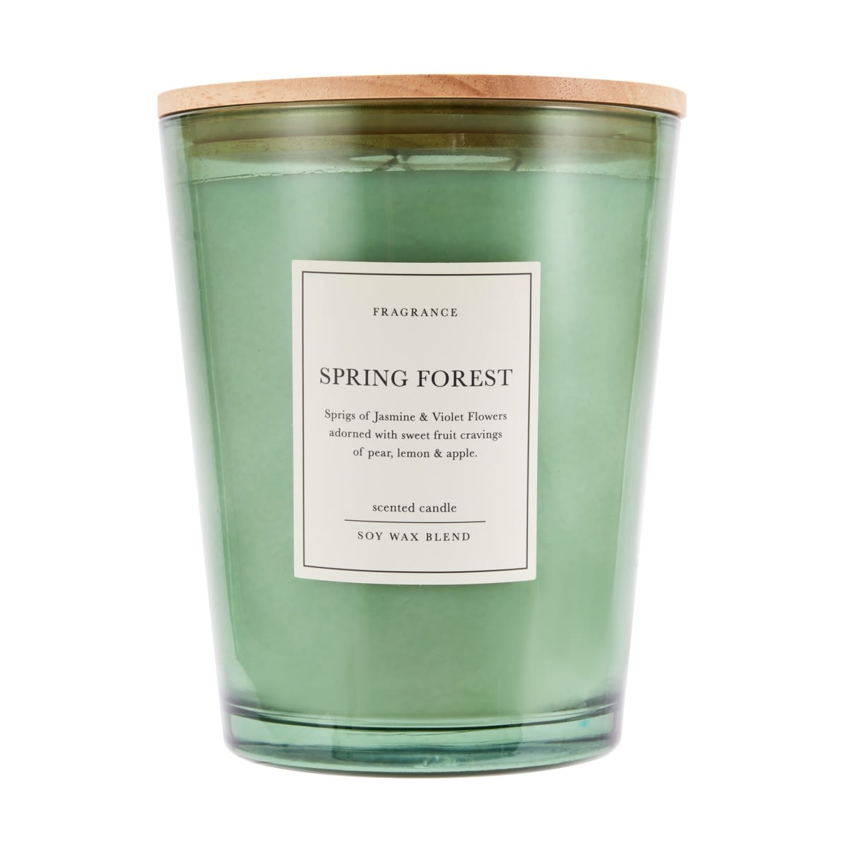 XL Spring Forest Soy Wax Blend Scented Candle Kmart NZ