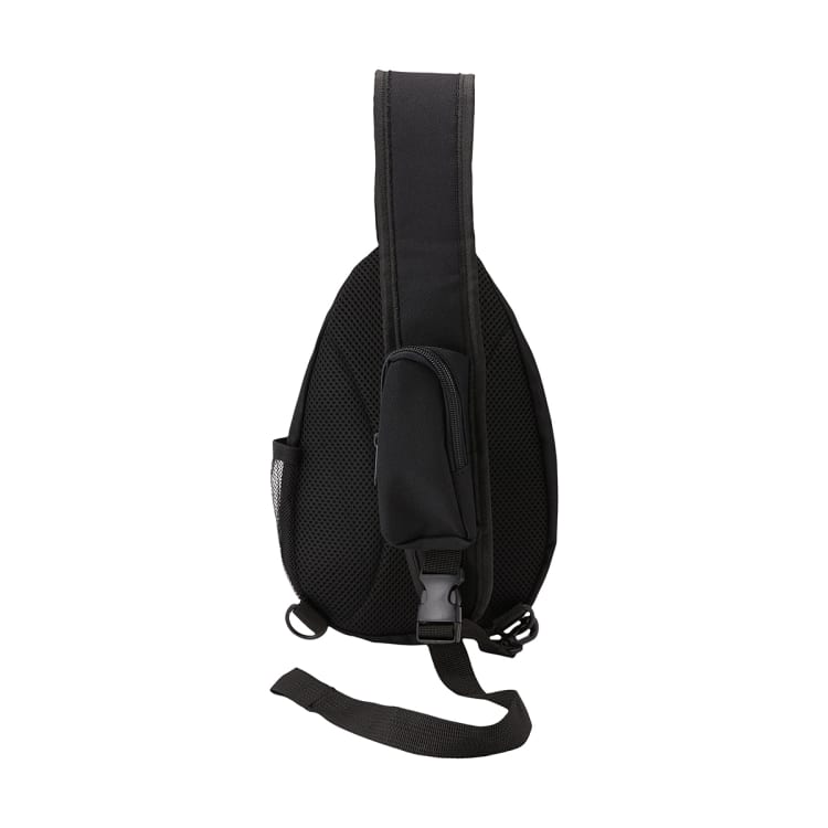 Travel Crossbody Teardrop Shape Bag Black Kmart