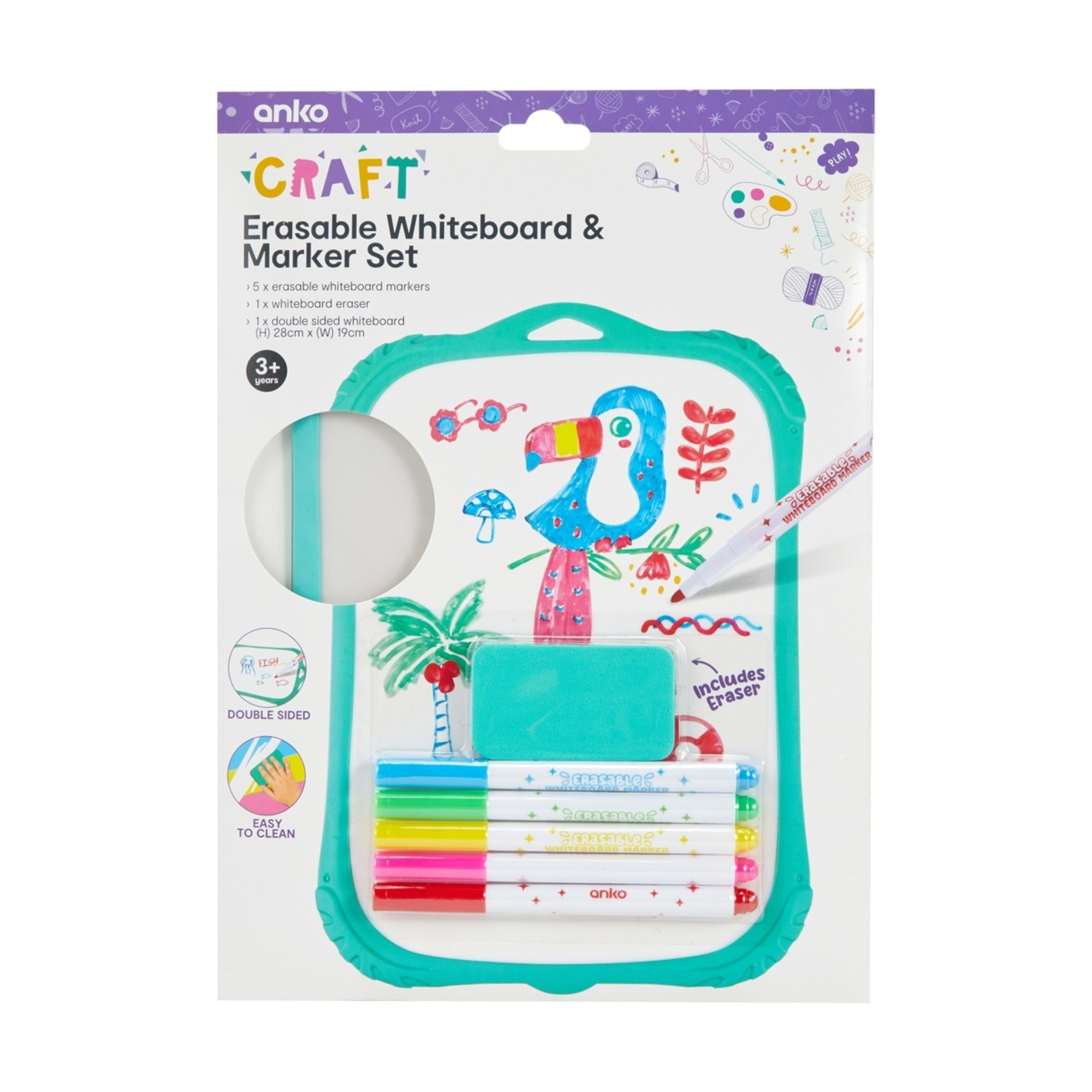 1 Erasable Whiteboard and Marker Set, 1 of 7