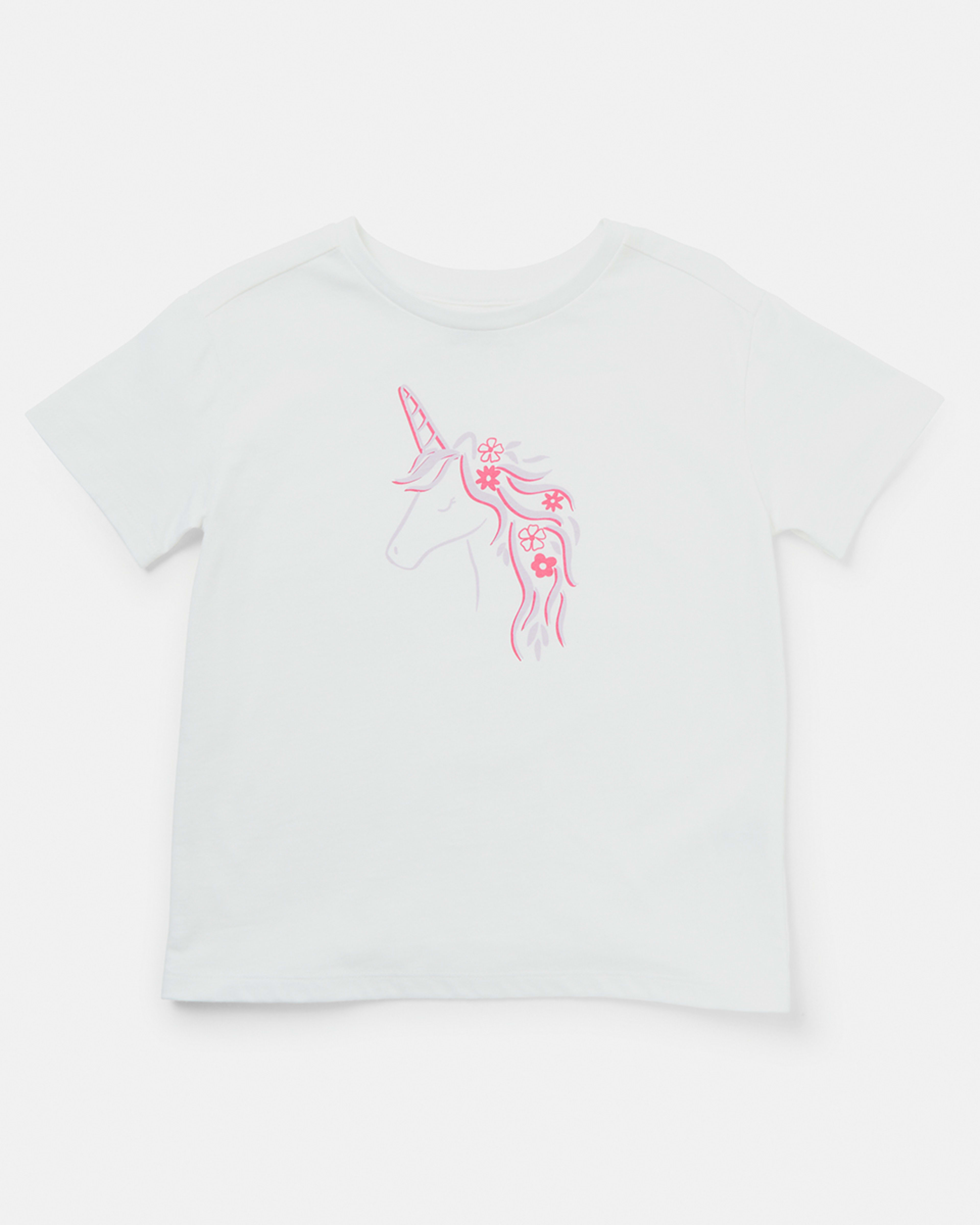 Short Sleeve Chest Print Tshirt Kmart NZ