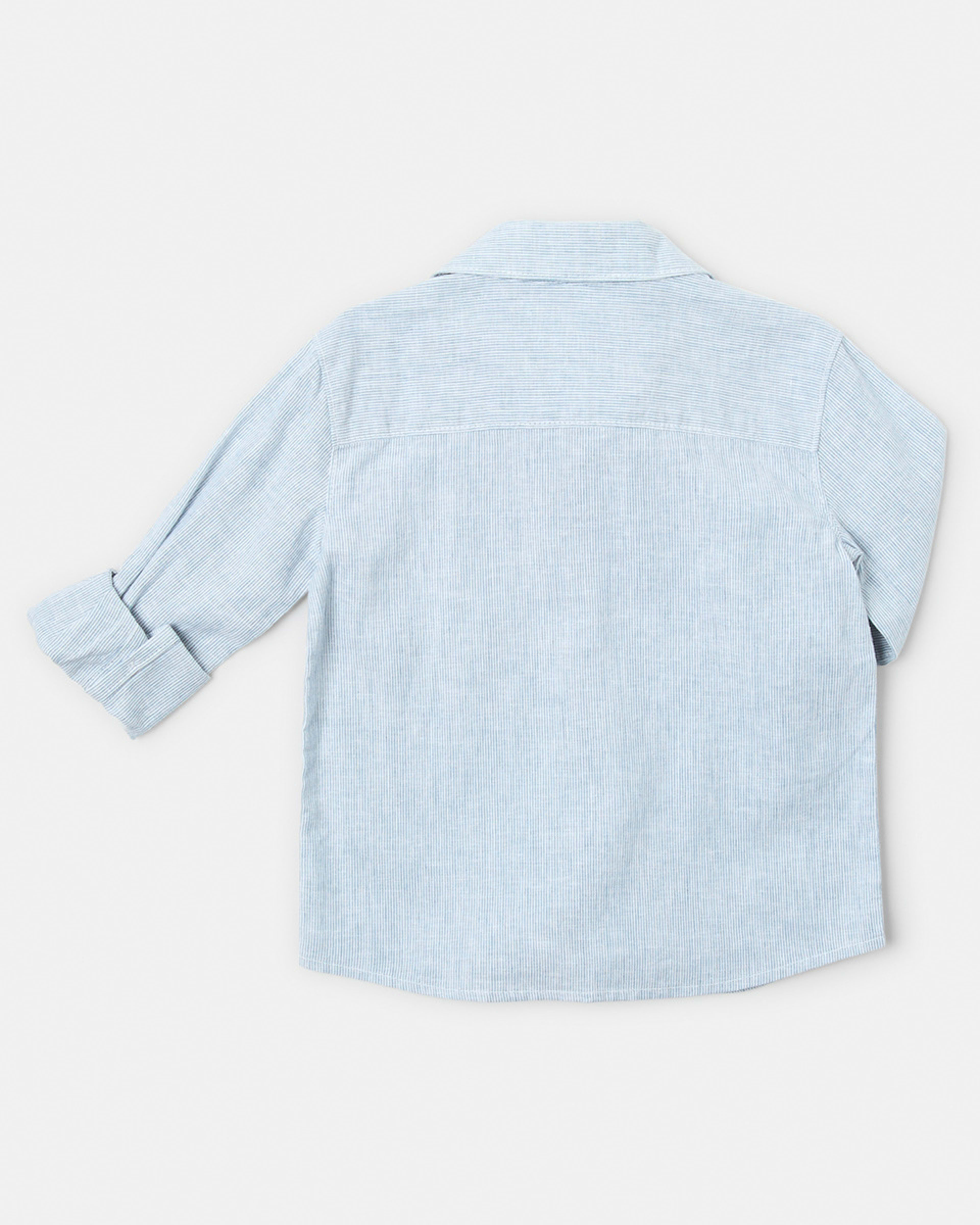 9 Long Sleeve Linen Shirt Stripe, 9 of 9