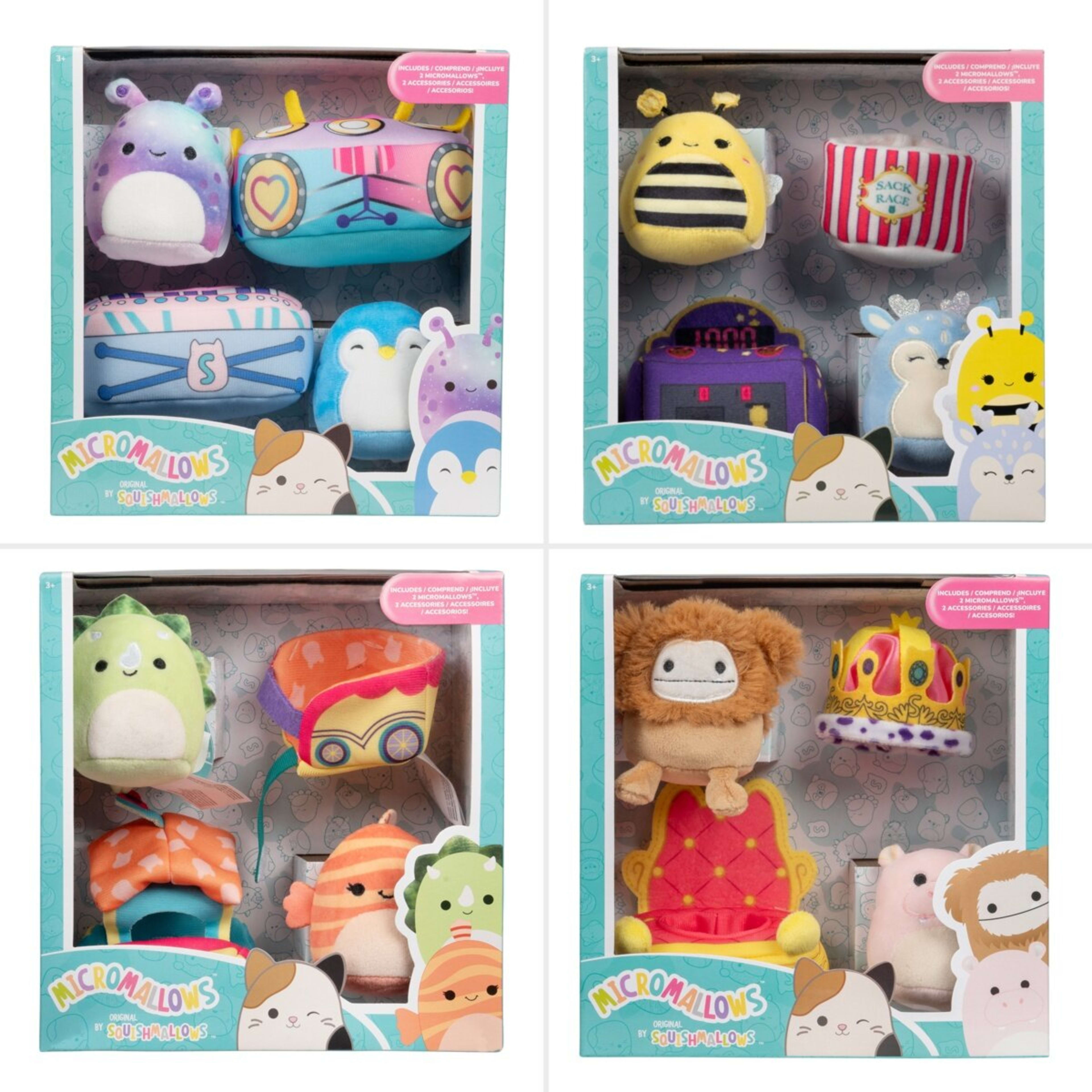 1 Original Squishmallows Micromallows Accessory Set - Assorted