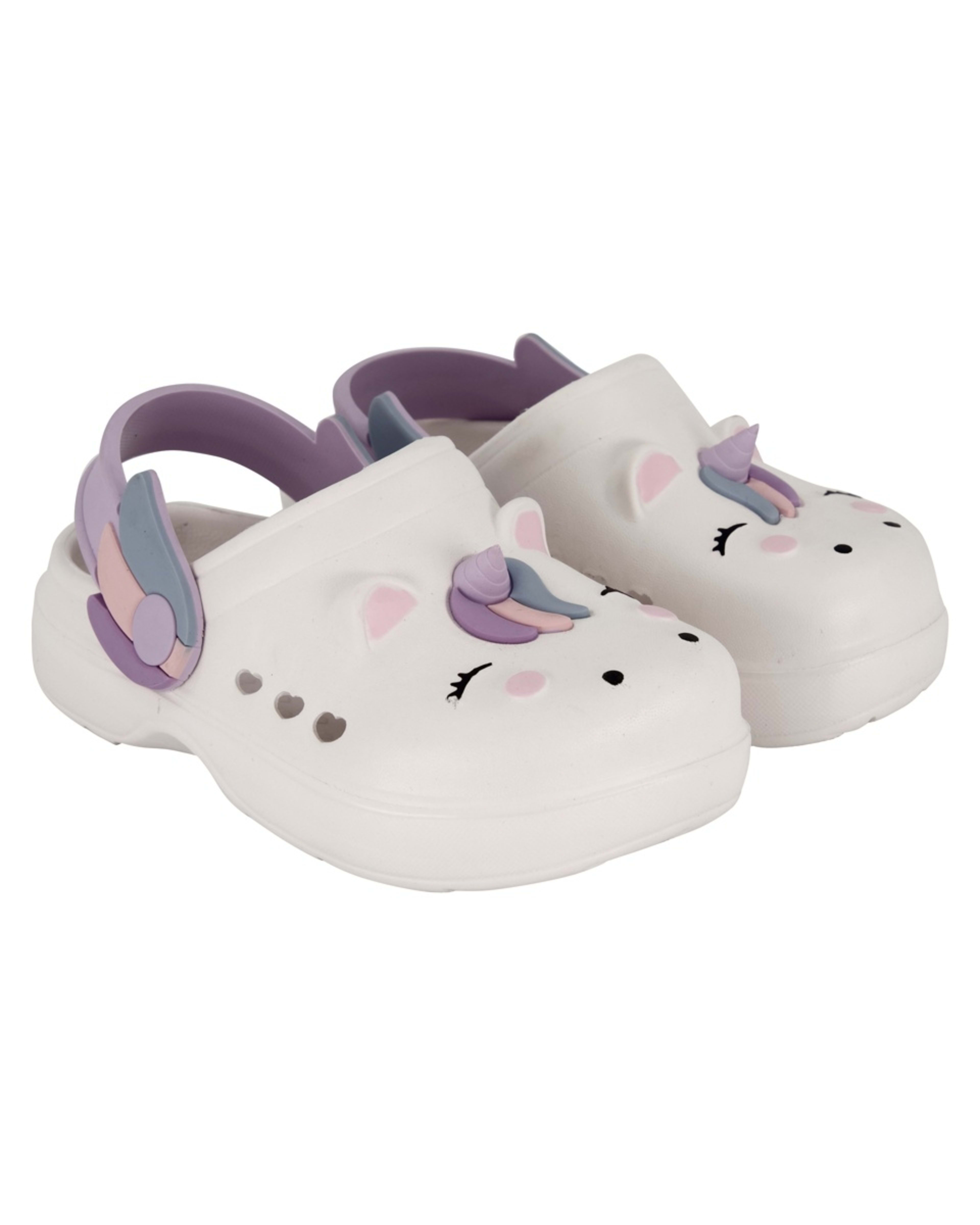 2 Junior Novelty Clogs CREAM, 2 of 4