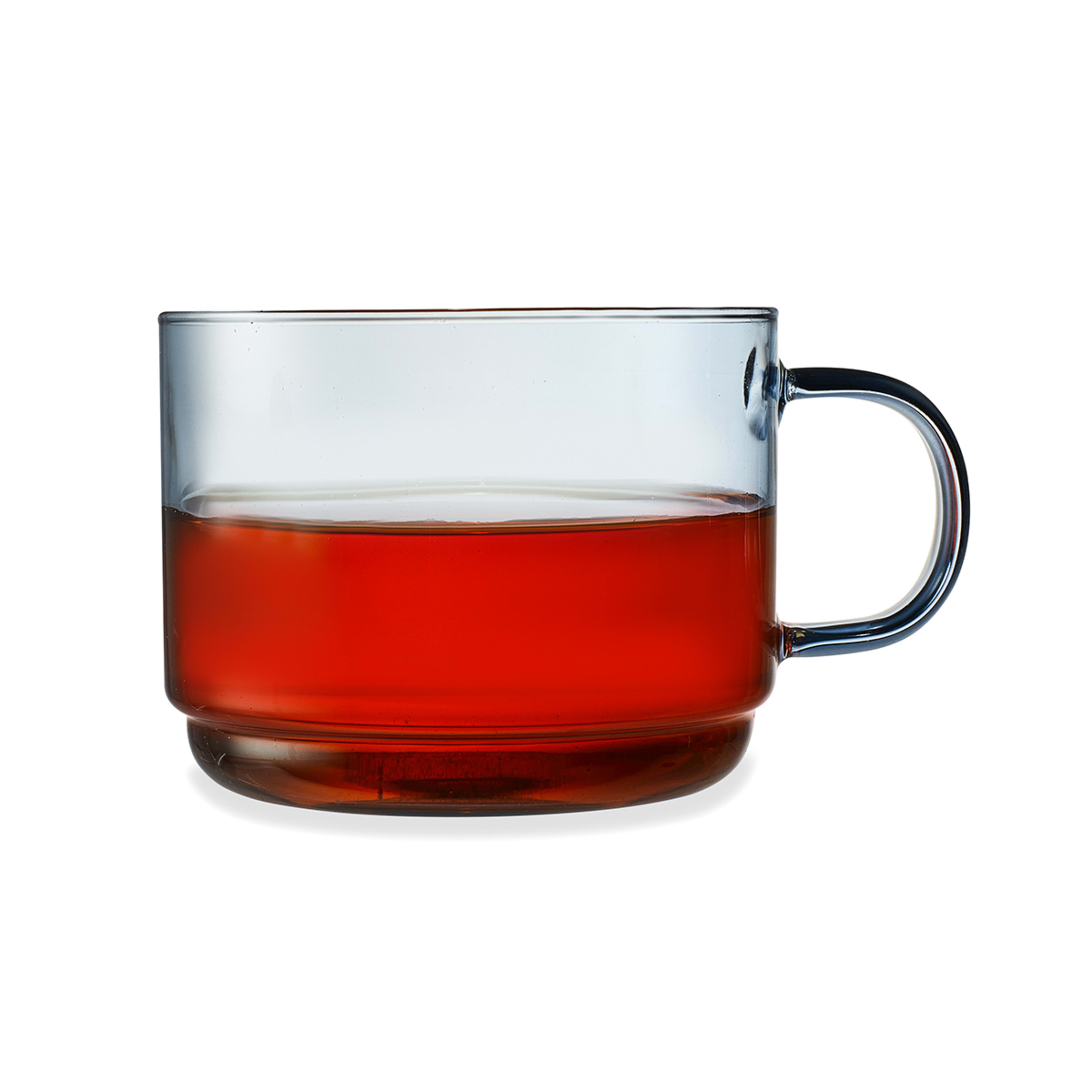 2 Blue Glass Mugs Kmart