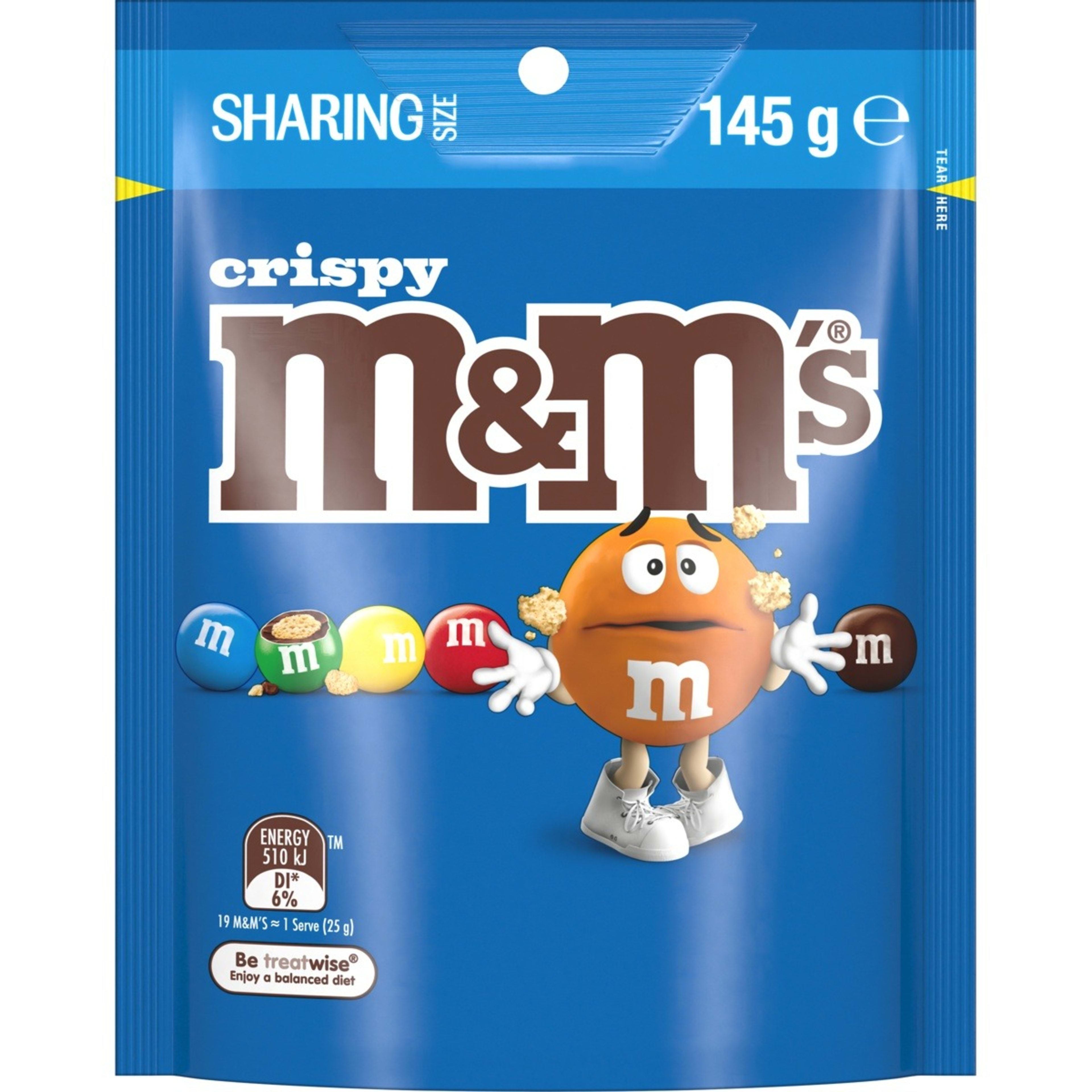 1 M&M's Crispy Chocolate Bag 145g