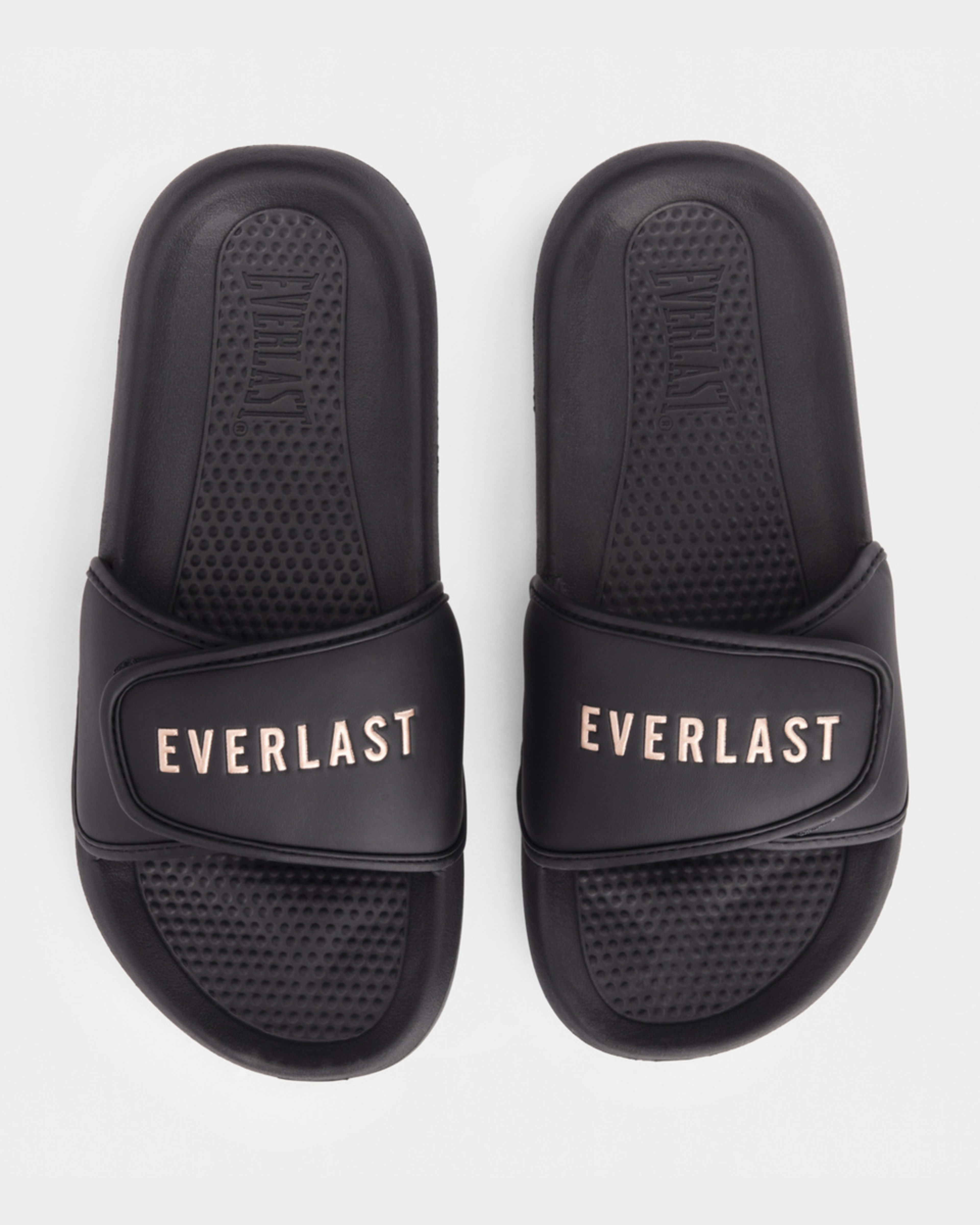 2 Everlast Womens Savannah Slides Blkrgold, 2 of 3