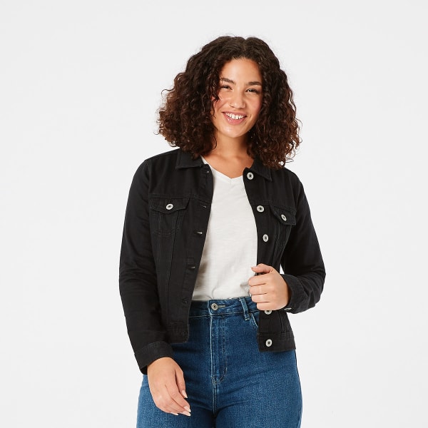 black denim jacket kmart