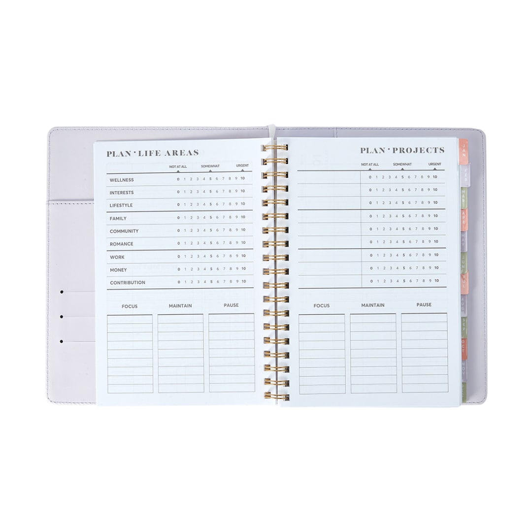 2024 Weekly/Monthly Planner Lilac Kmart