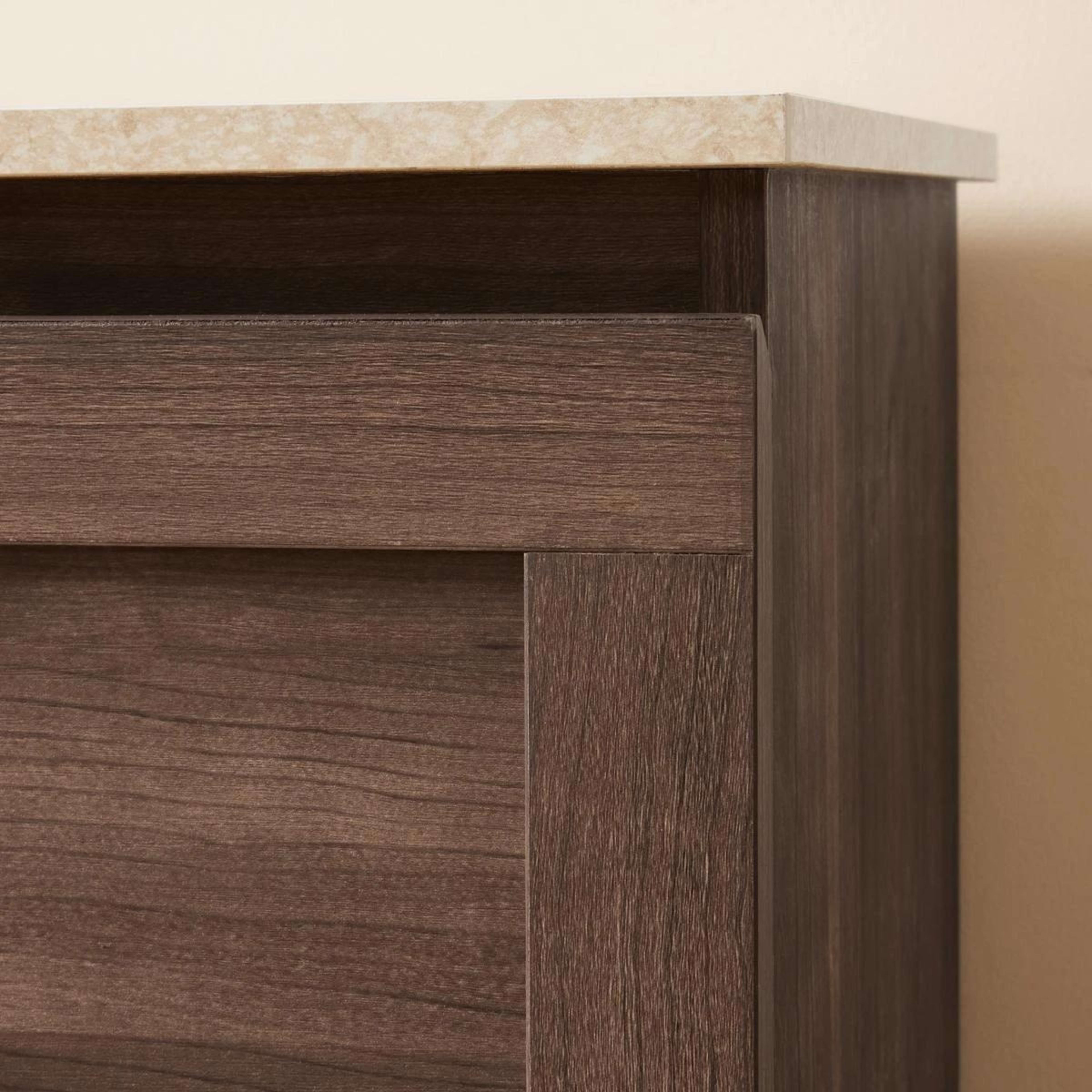 6 Bailey Bedside Table Walnut Look, 6 of 8