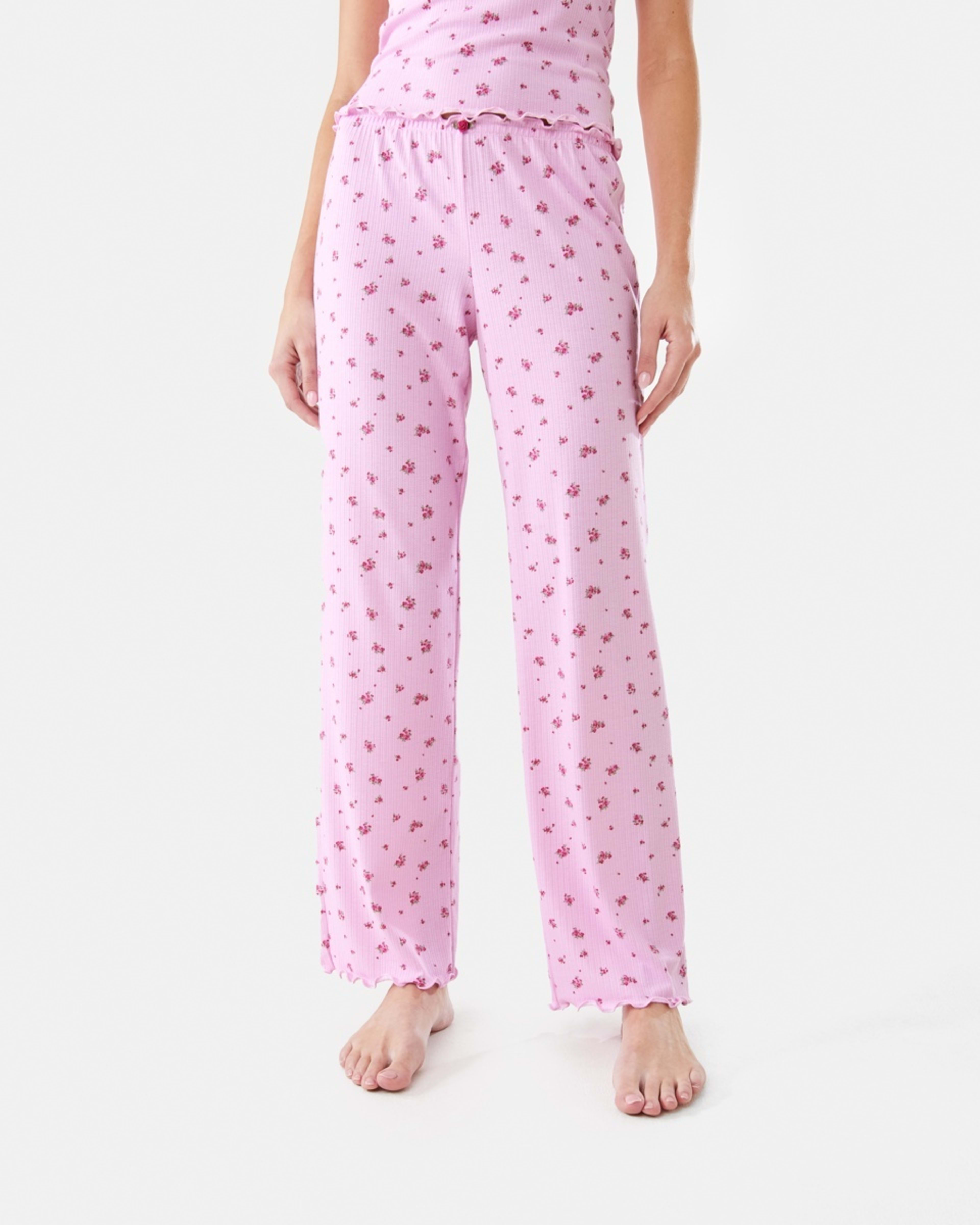 1 Rib Pants PINK ROSE PINK LADY