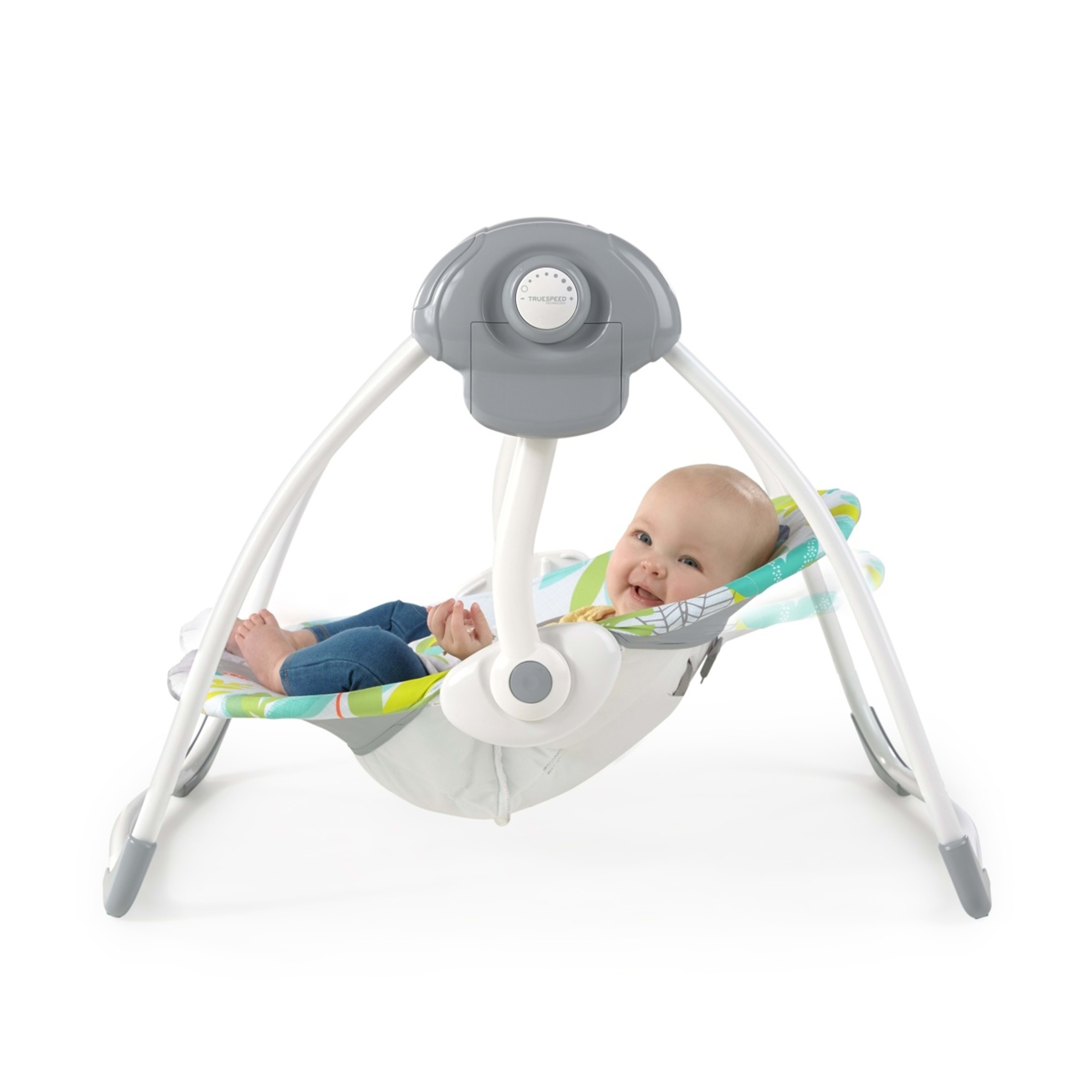 2 Bright Starts Rainforest Vibes Portable Swing, 2 of 8