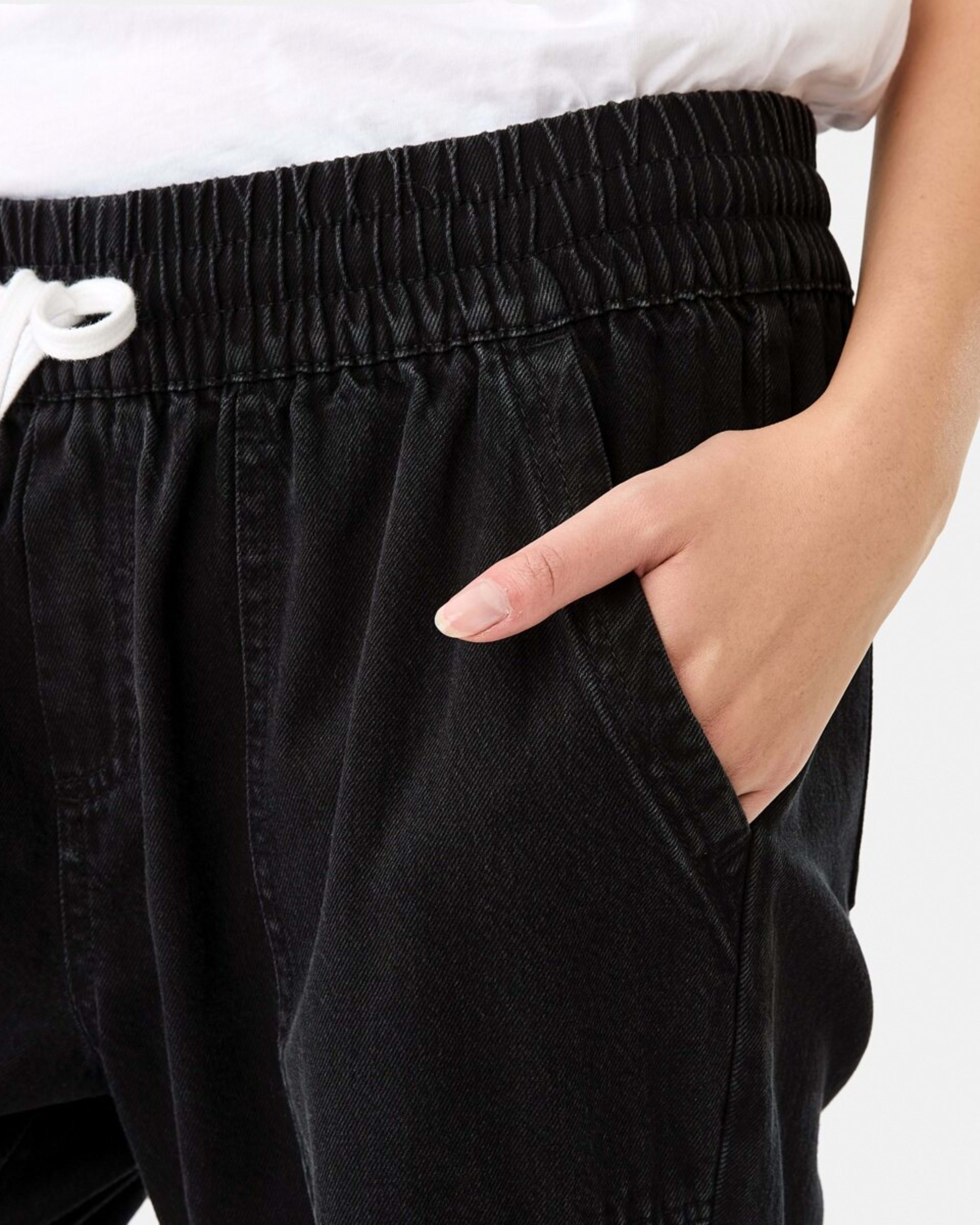 6 Denim Joggers BLACK WASH, 6 of 9
