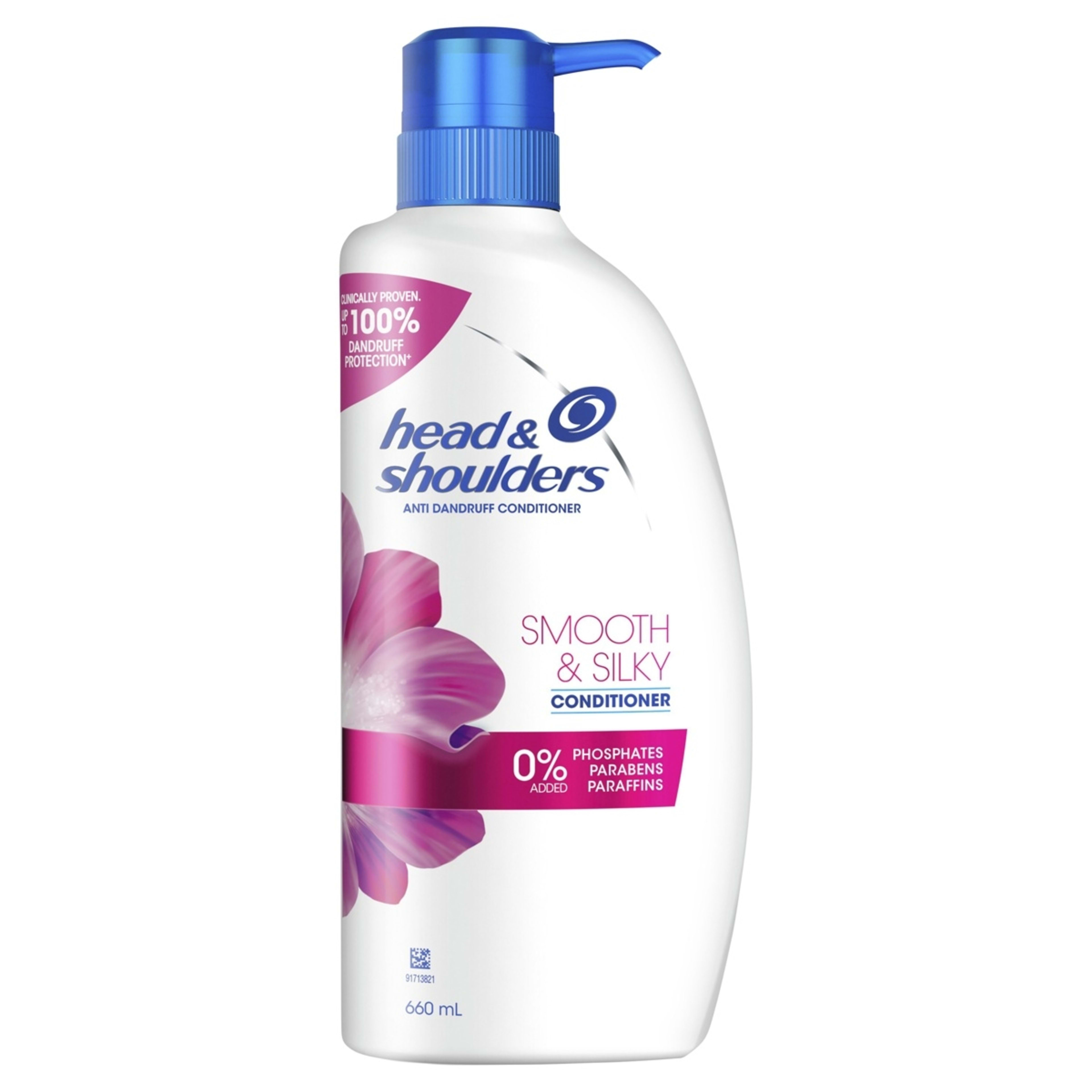 1 Head & Shoulders Anti-Dandruff Smooth and Silky Conditioner 660ml, 1 of 7