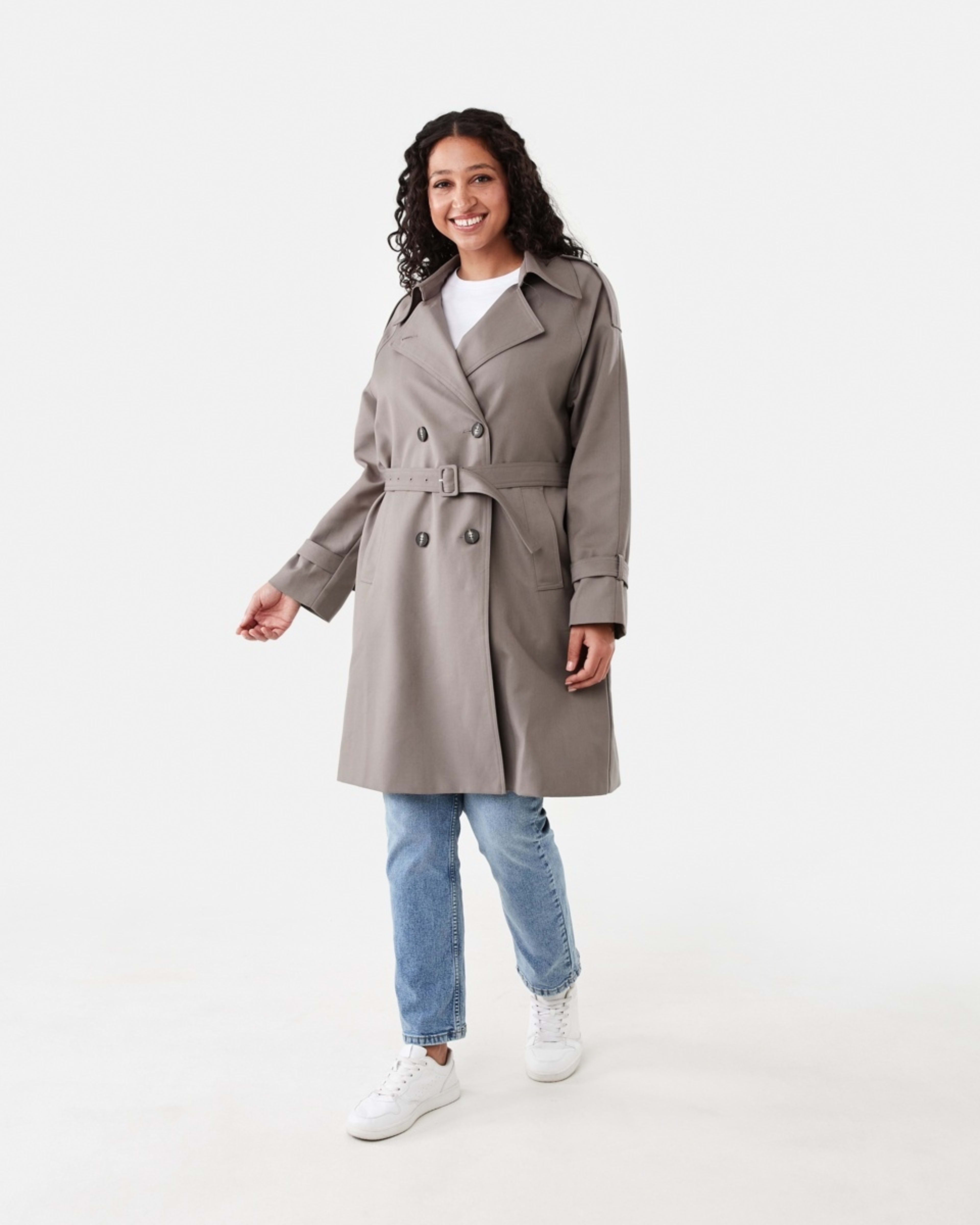 10 Lightweight Trench Coat Taupe Brn, 10 of 10