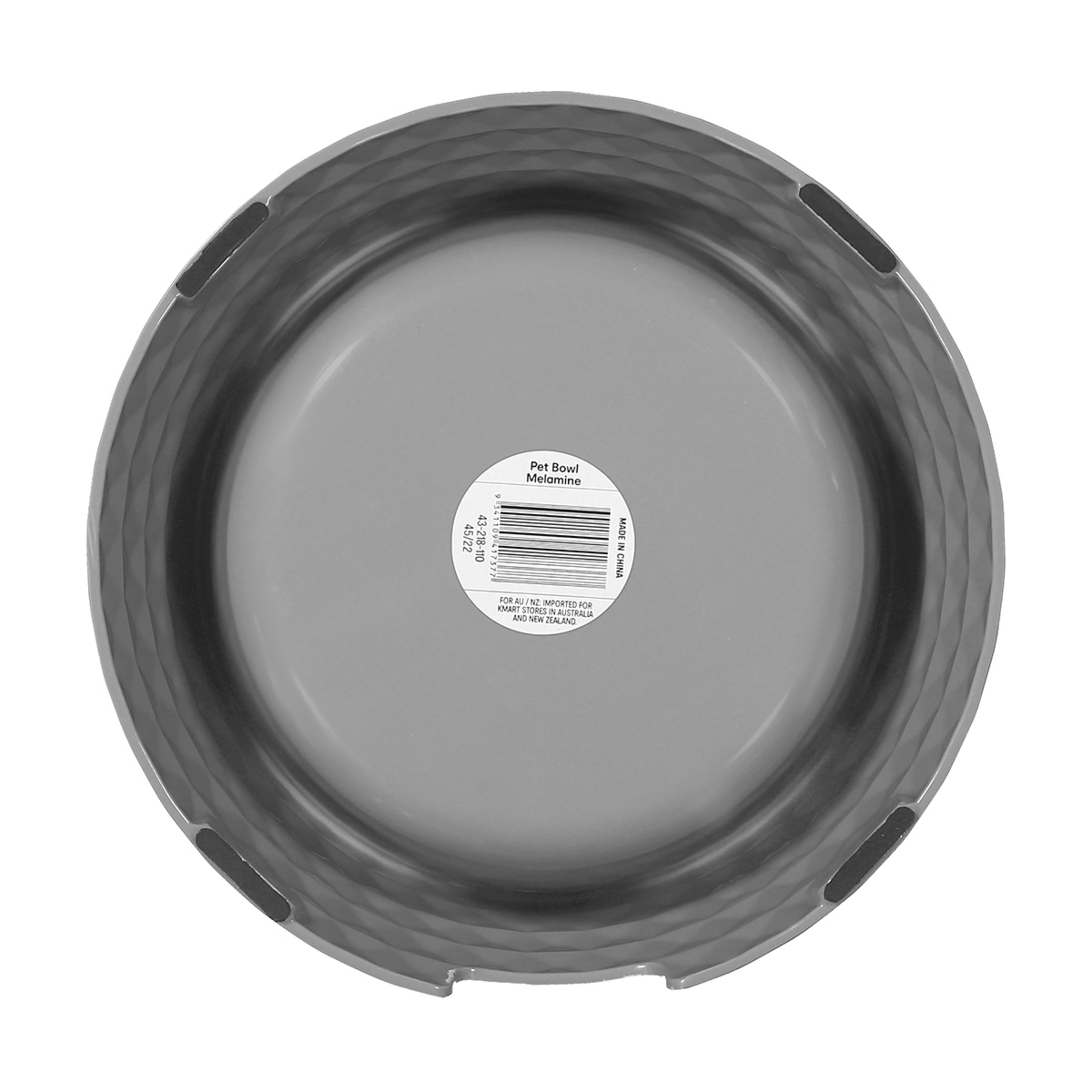 Pet Bowl Melamine Medium, Grey Kmart