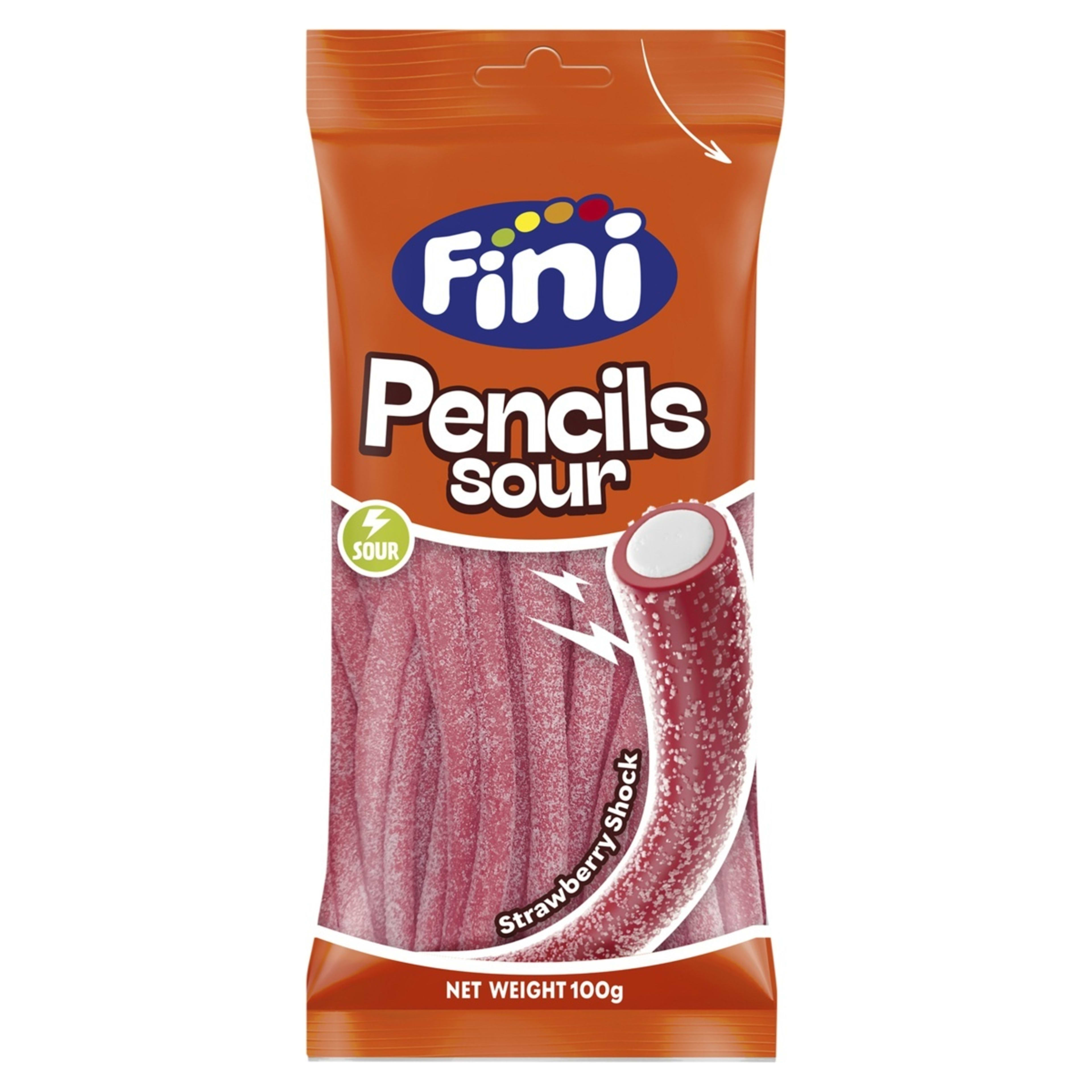 1 Fini Strawberry Shock Sour Pencils 100g