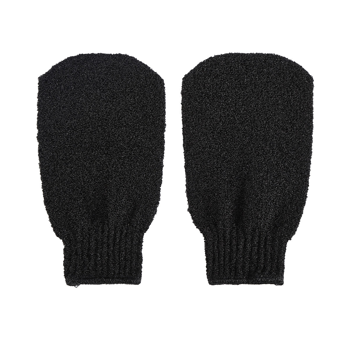 2 Pack Exfoliating Mitts Black Kmart