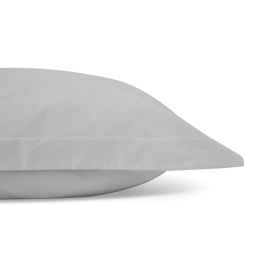 500 Thread Count Australian Grown Cotton European Pillowcase Silver