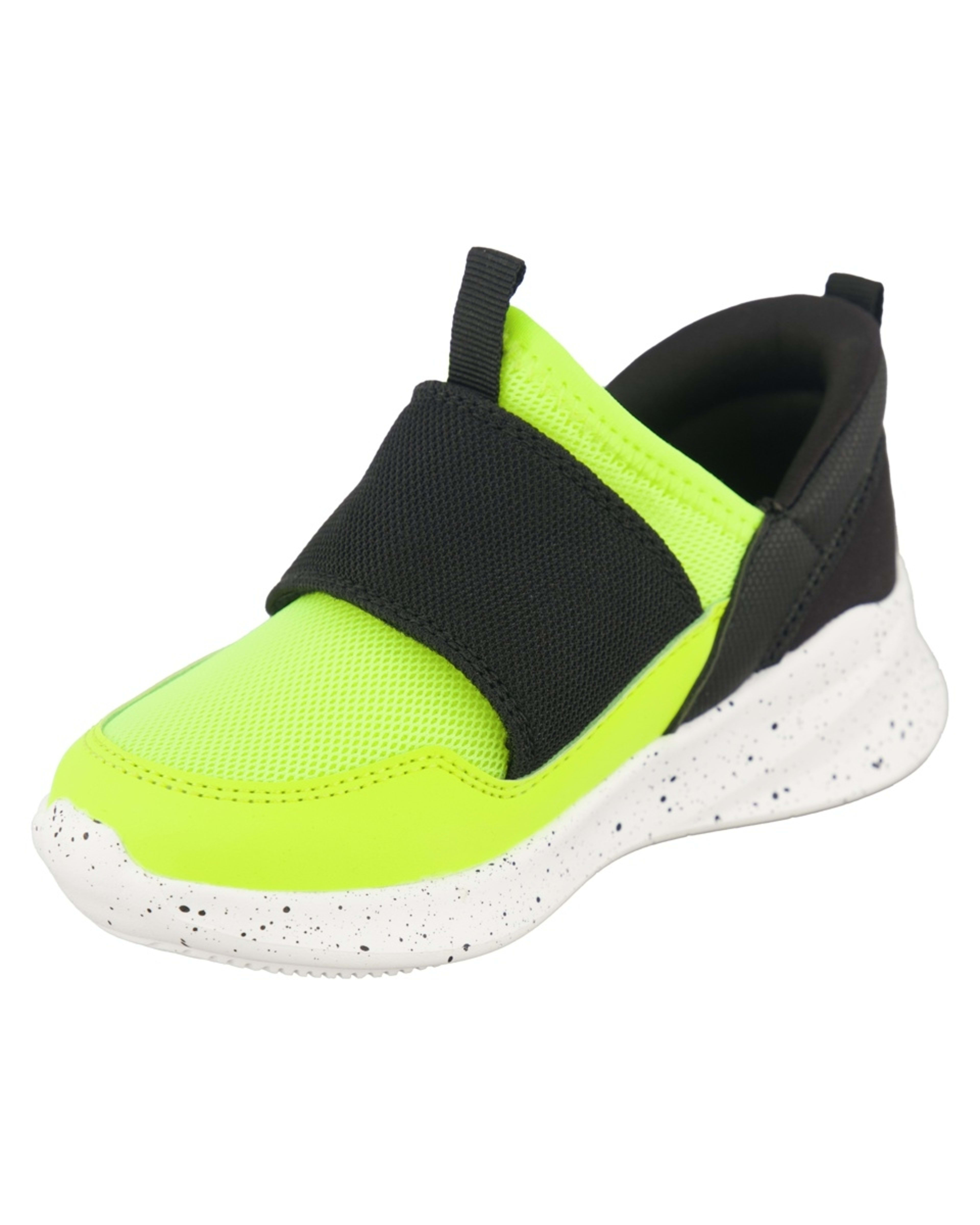 3 Junior Pull On Sneakers Yellow, 3 of 5