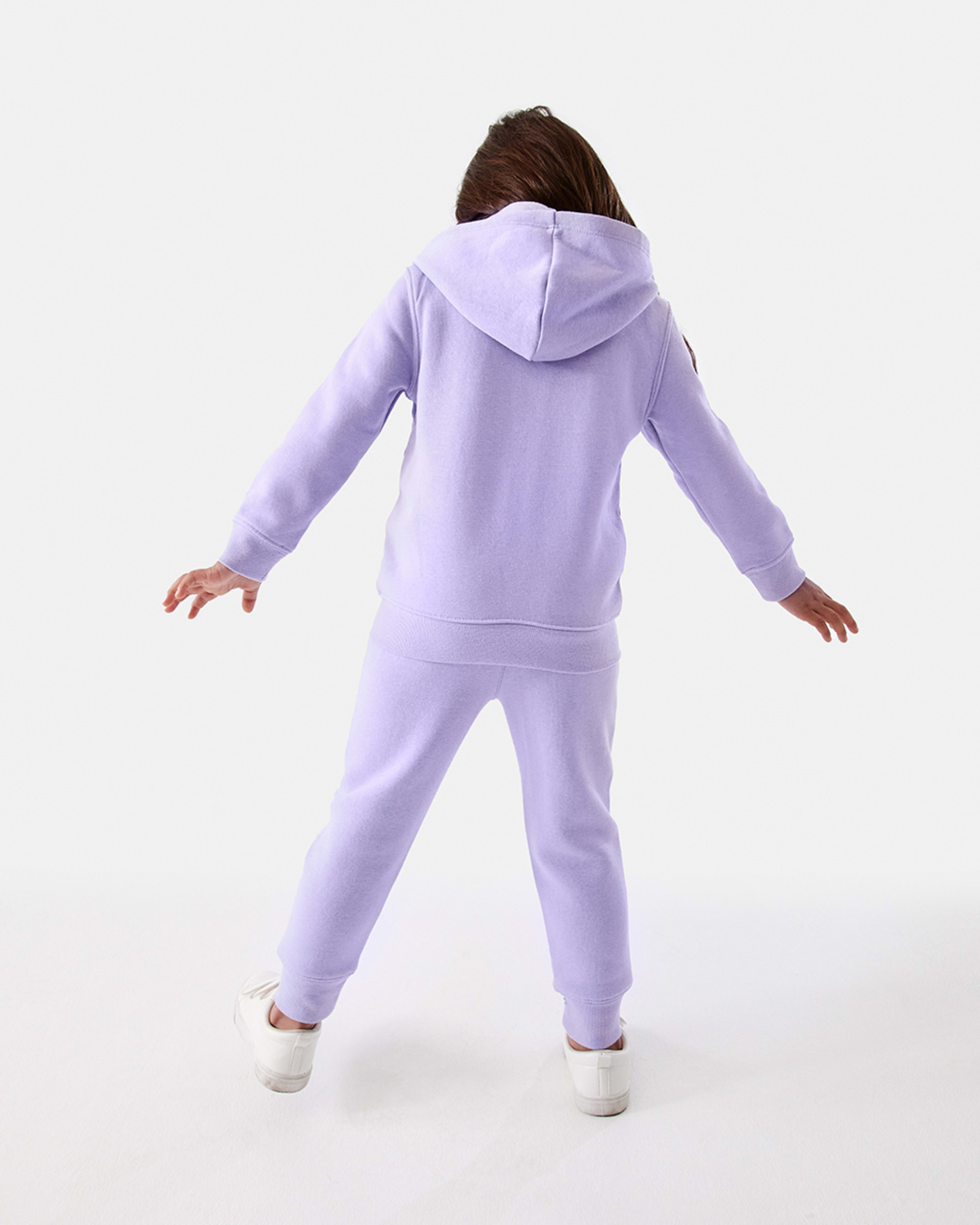 8 Plain Zip Through Hoodie Lilac Flwr, 8 of 10