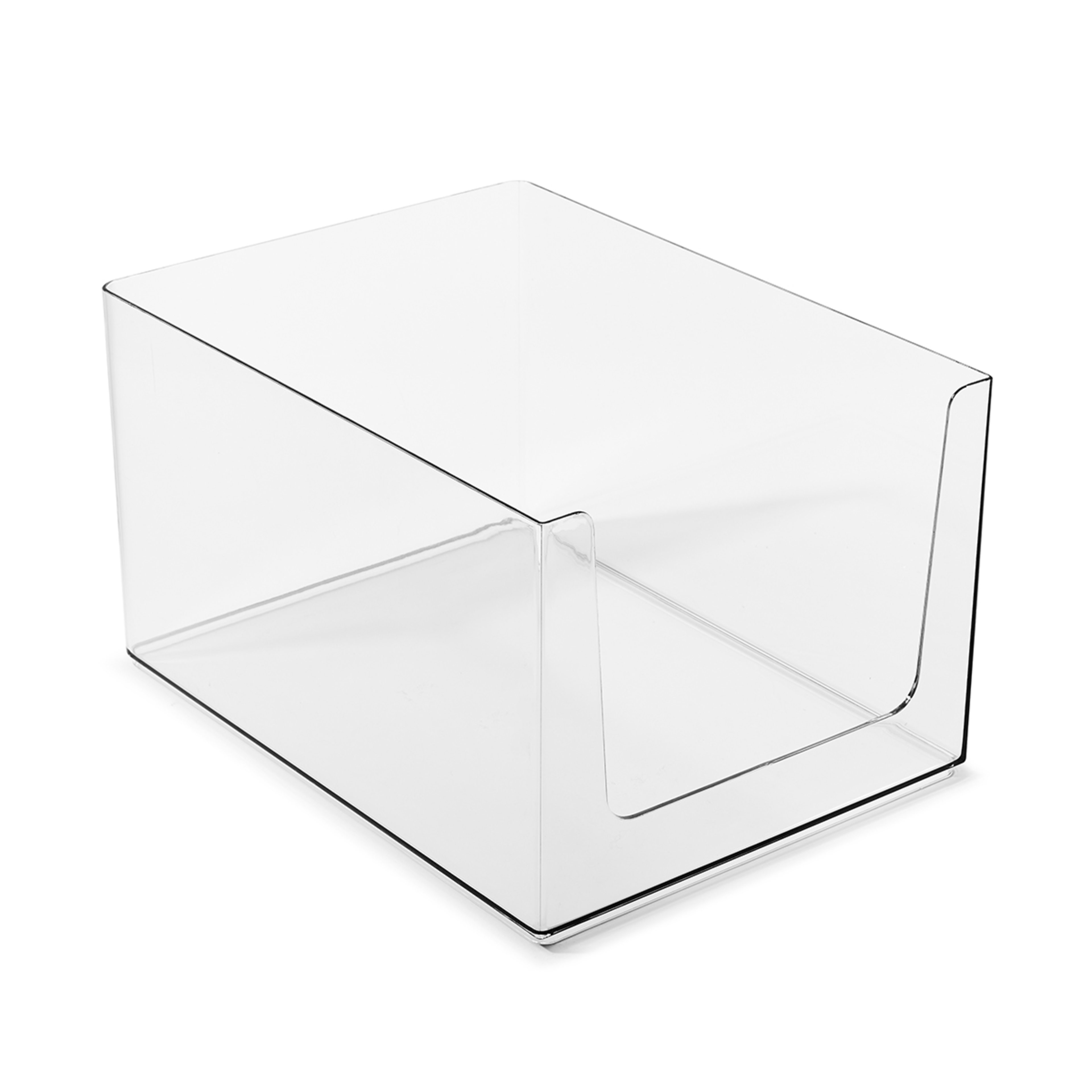 16L Clear Open Front Bin Kmart