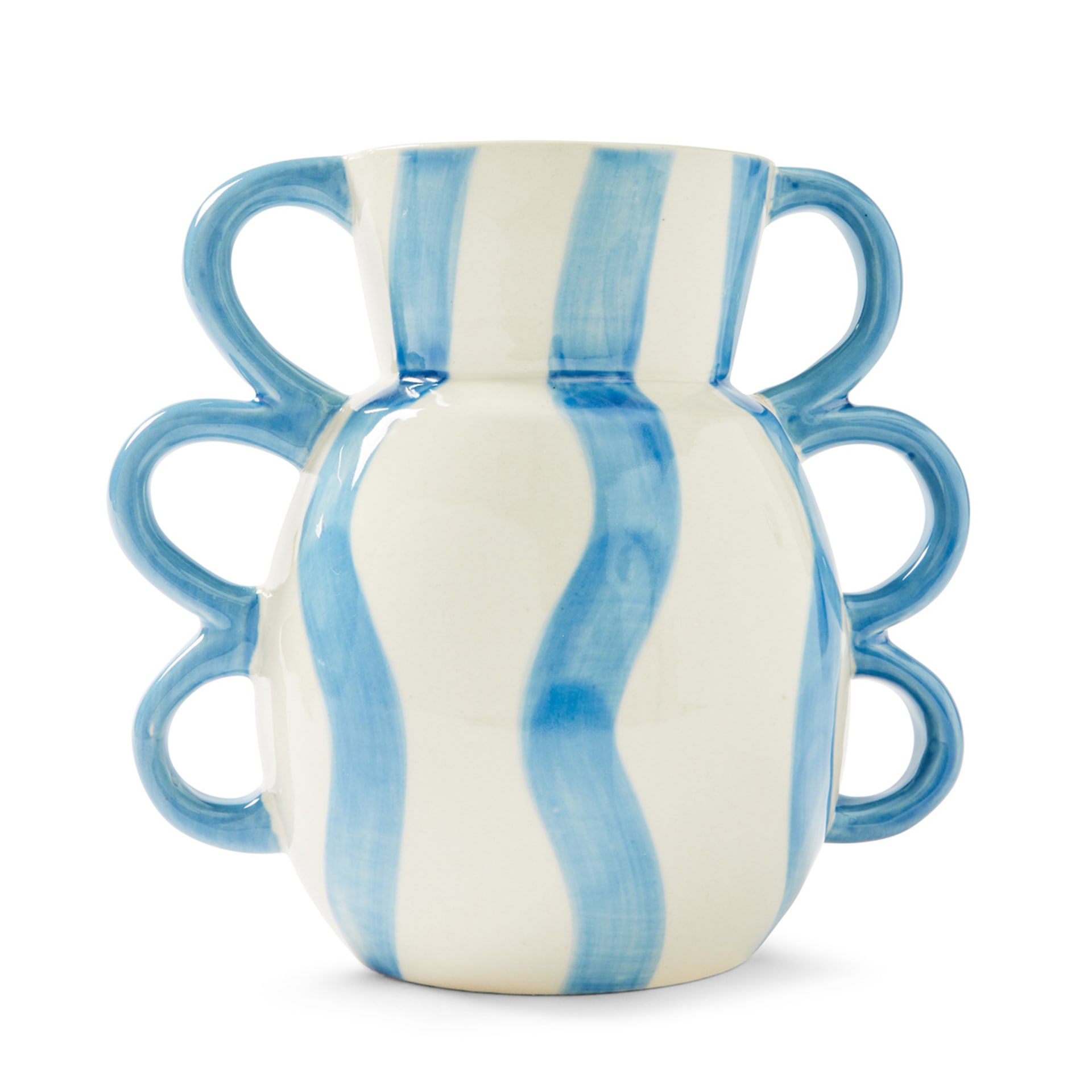 Wave Handled Vase Kmart