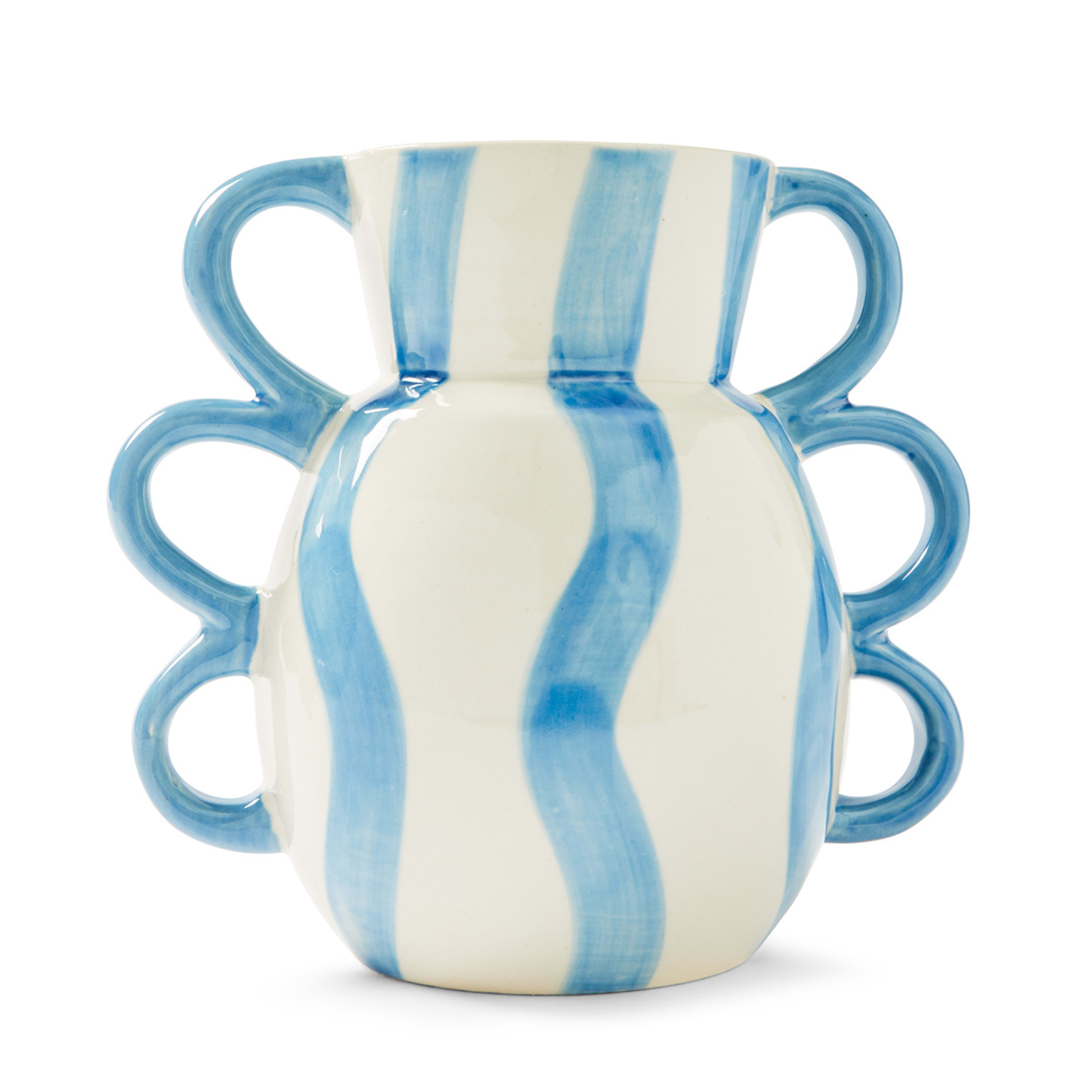 Wave Handled Vase Kmart