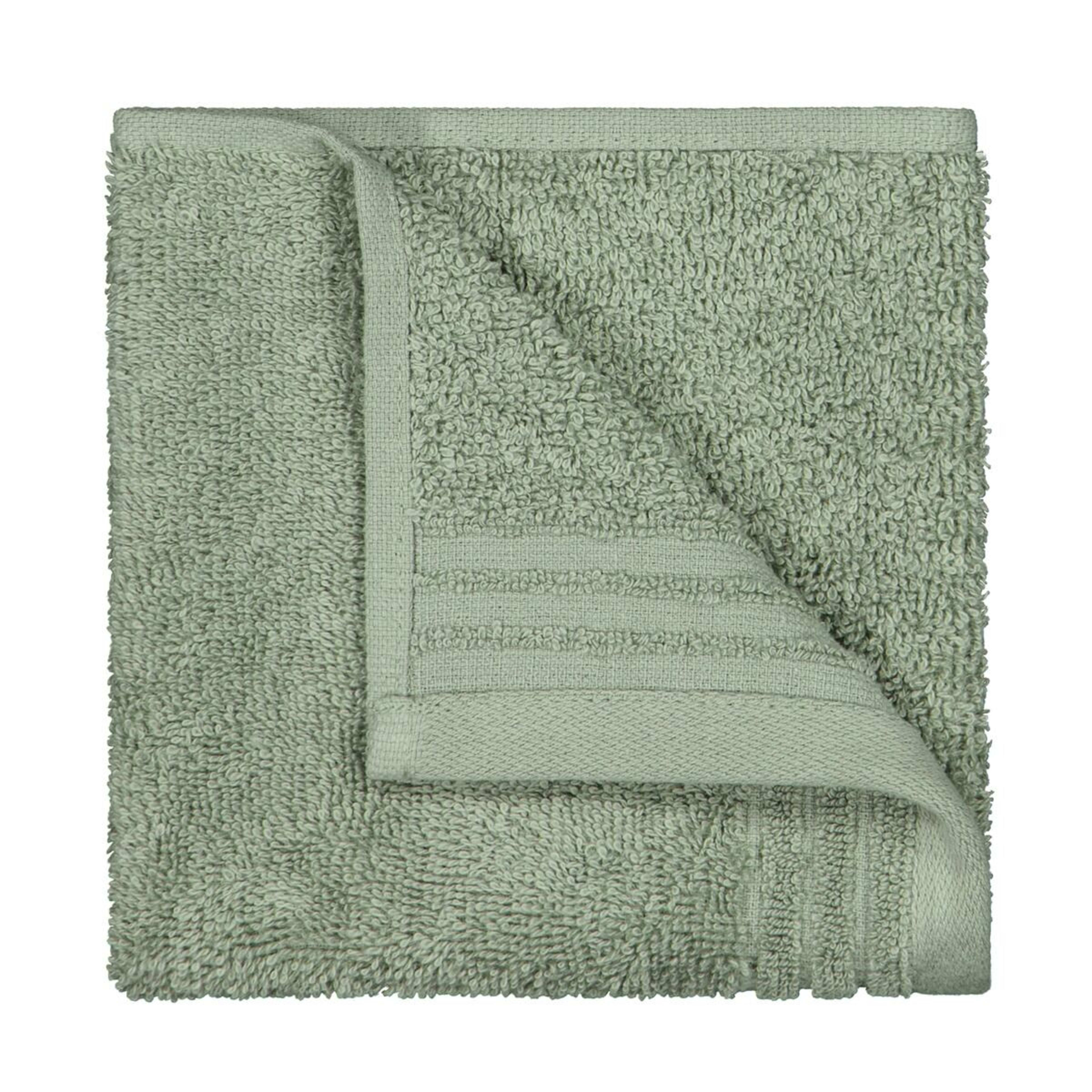 1 Edan Cotton Face Washer - Moss