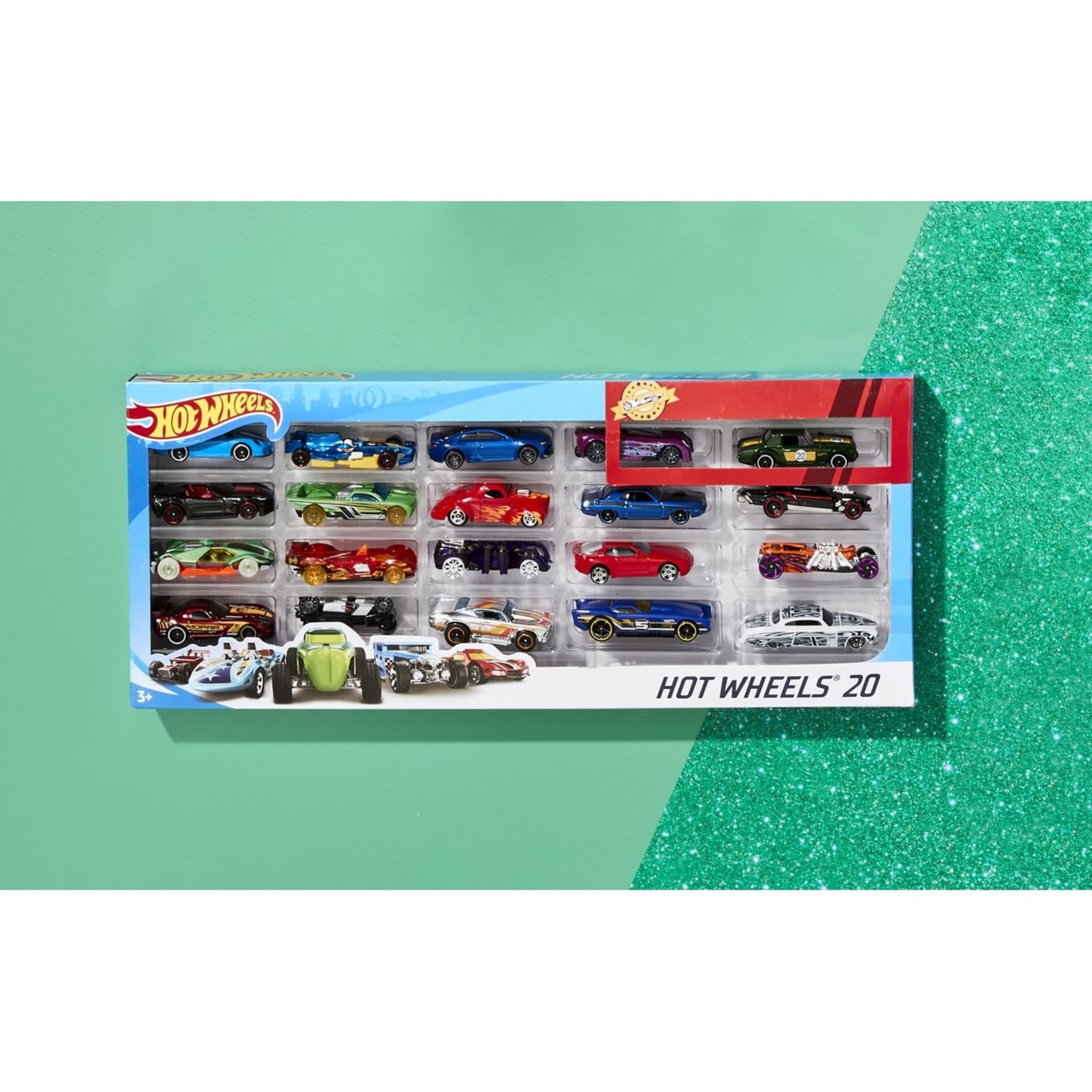 20 Pack Hot Wheels Essentials Basic Cars Set Kmart