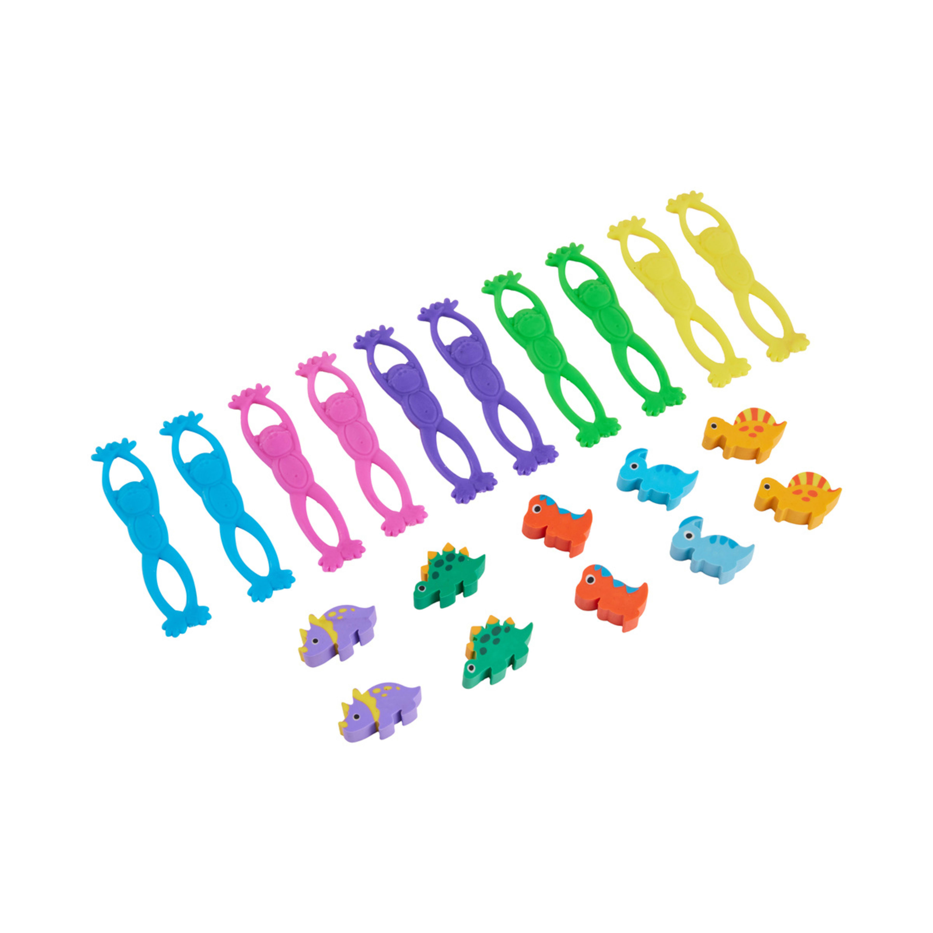 5 100 Piece Bright Animals Party Favour Pack, 5 of 10