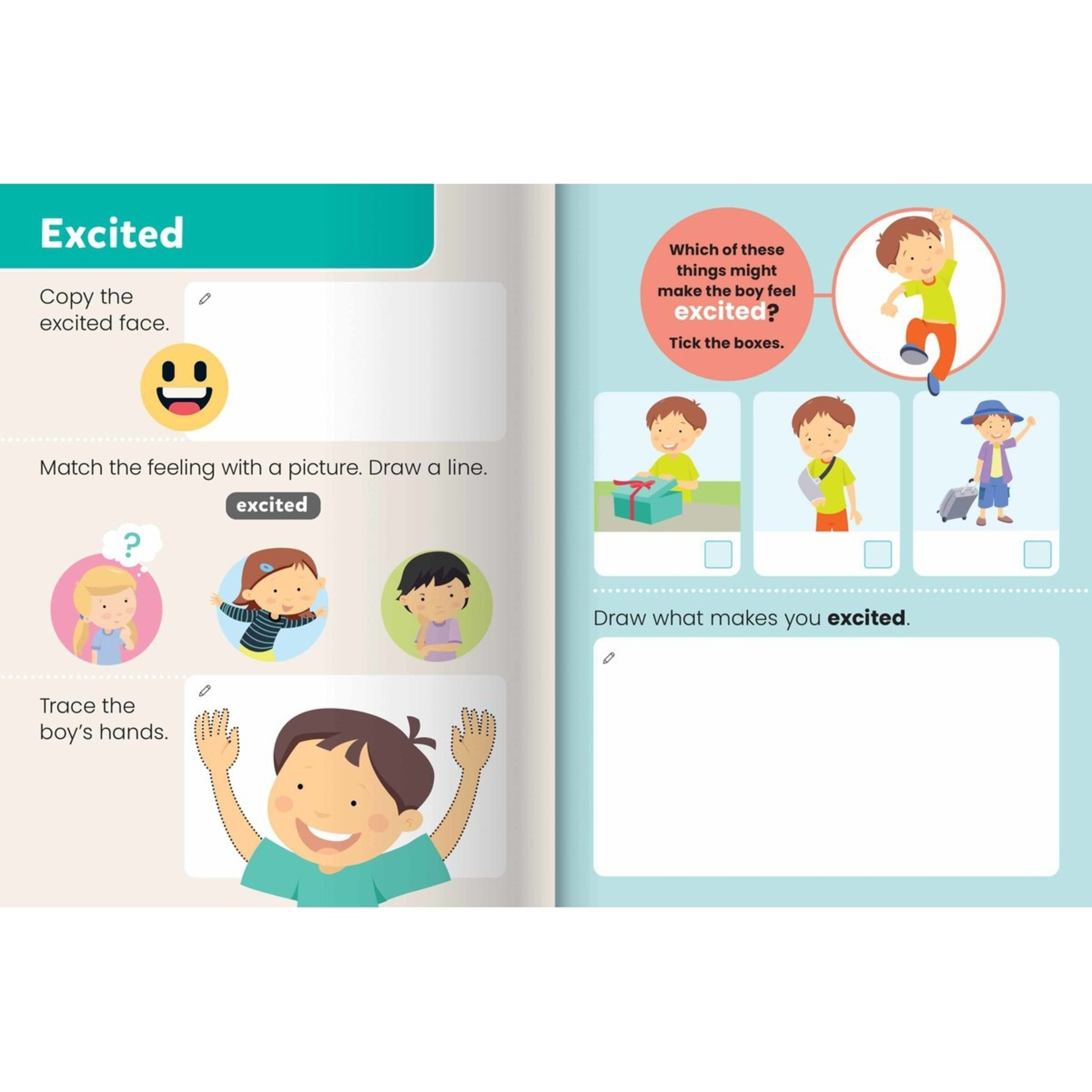 Write & Wipe Feelings Book Kmart
