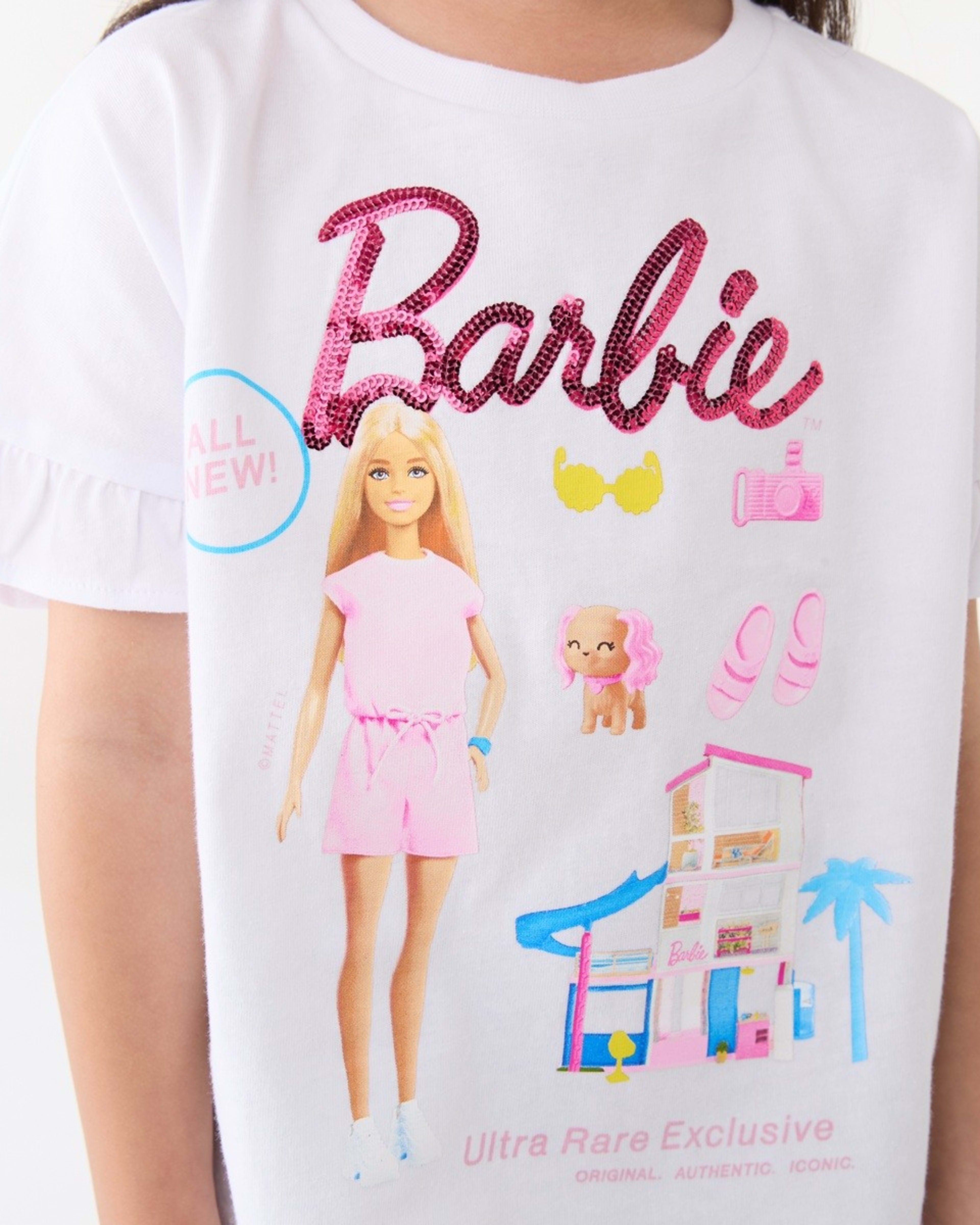 4 Barbie License Short Sleeve T-shirt BARBIE TEE, 4 of 6