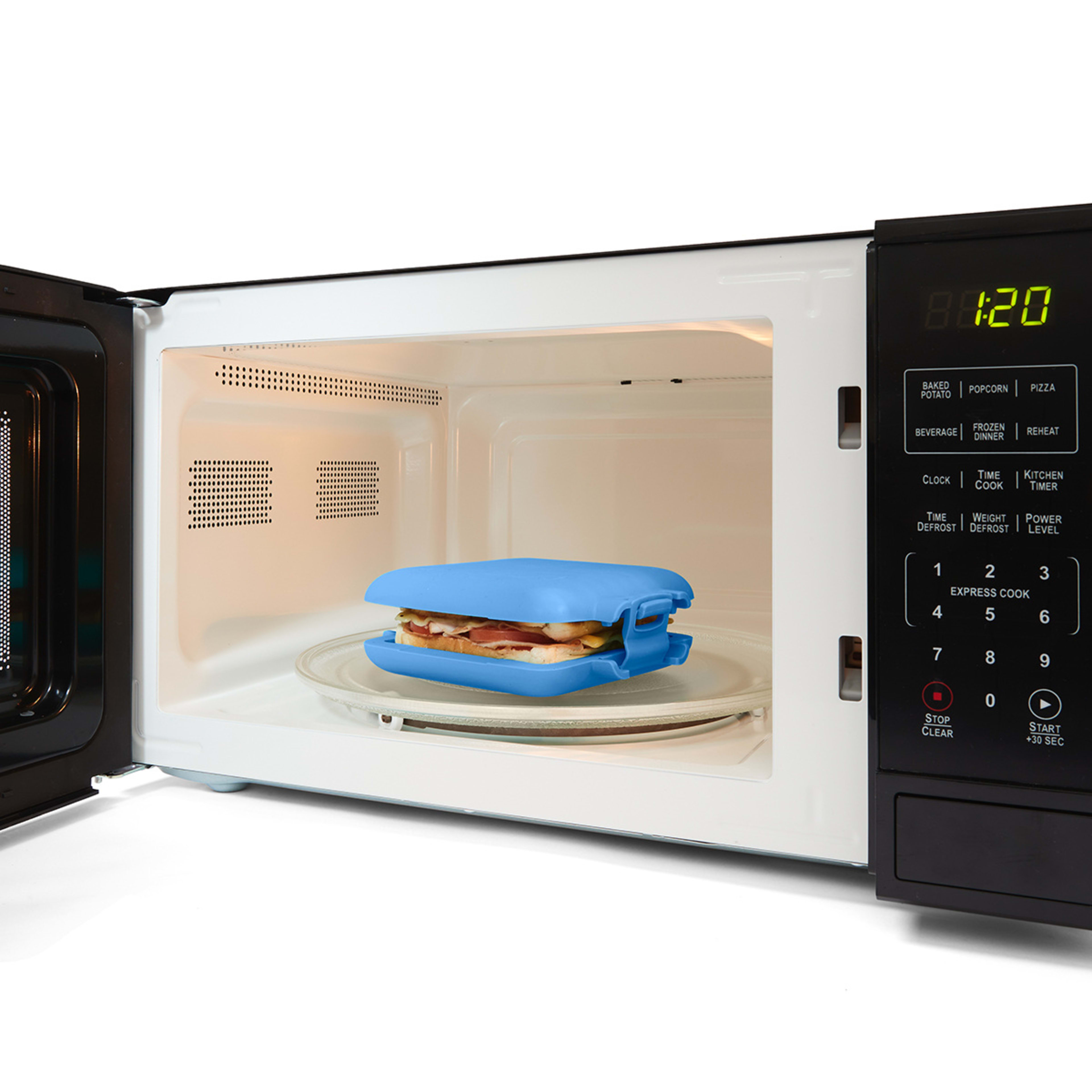 3 Microwave Toastie Maker - Blue, 3 of 11